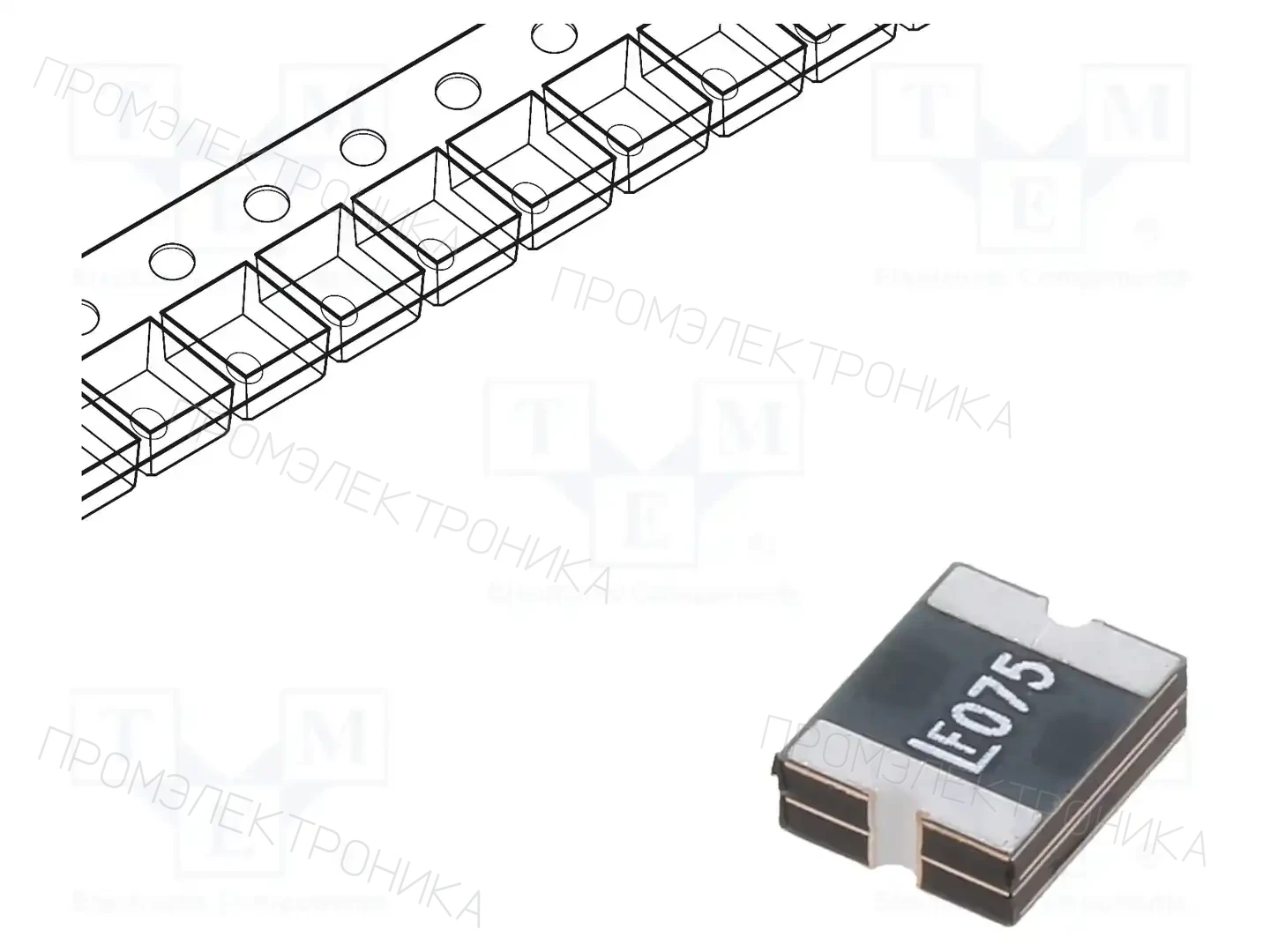 LITTELFUSE 2016L075/60MR — Предохранители полимерные SMD