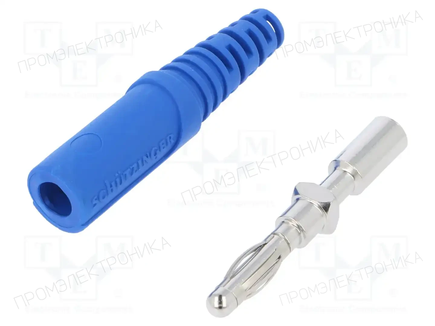 SCHÜTZINGER FK 9 S NI / BL — Вилки банановые 4мм