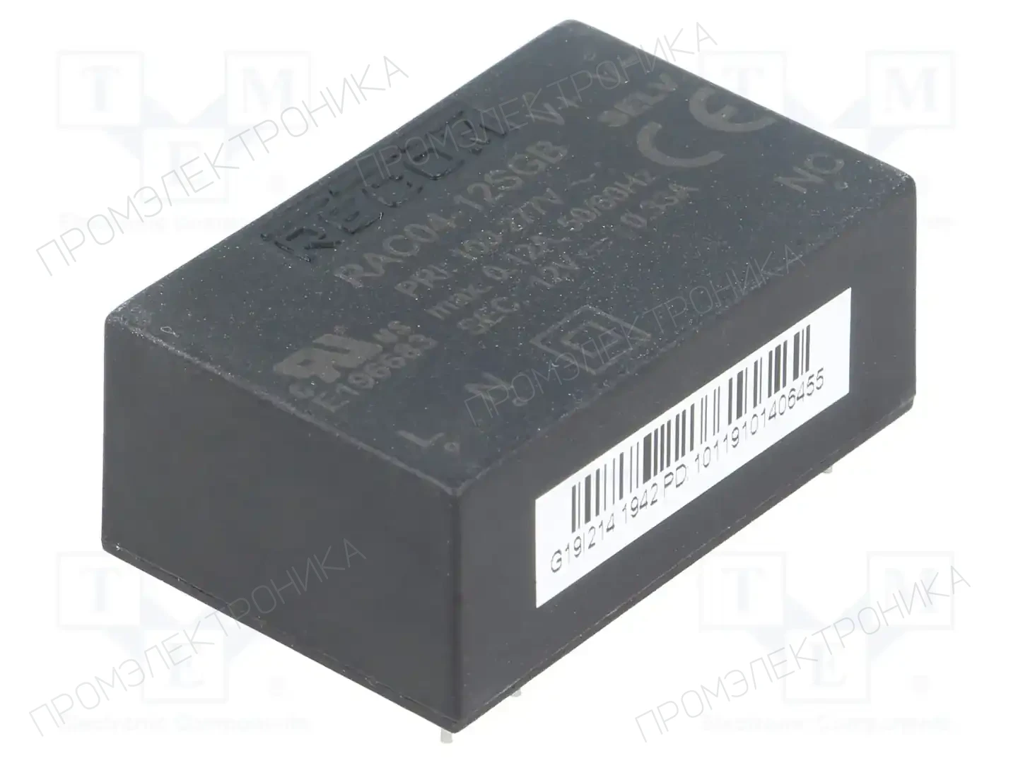 RECOM RAC04-12SGB — Преобразователи AC/DC для PCB