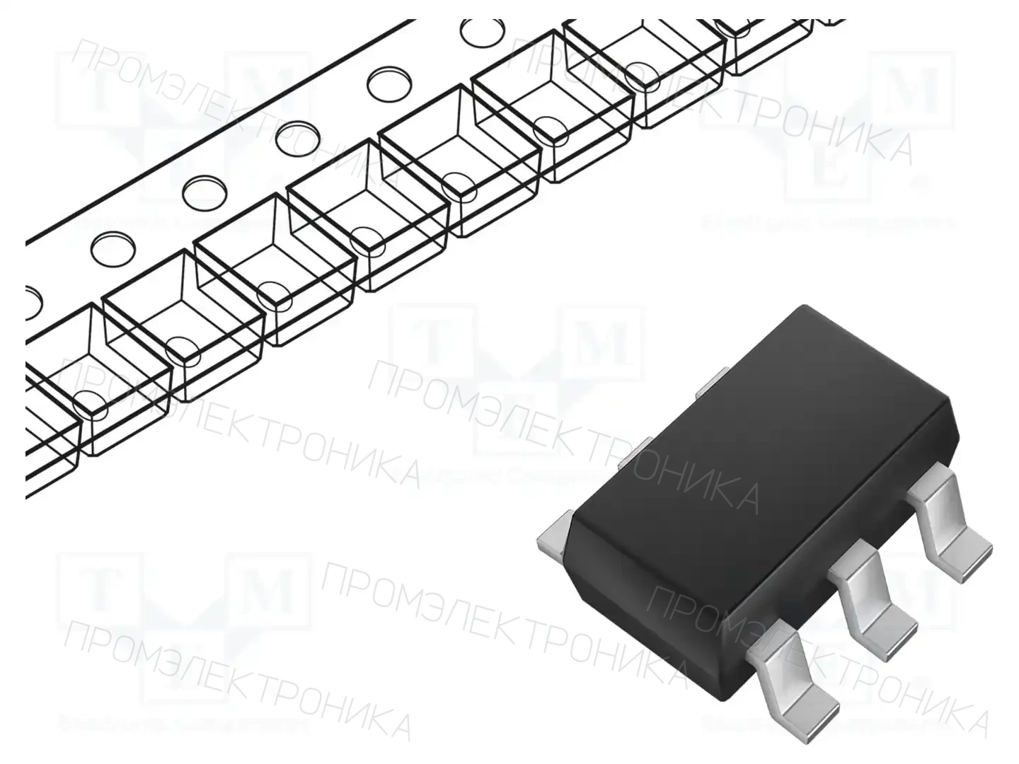 onsemi MBD770DWT1G — Диоды Шотки SMD