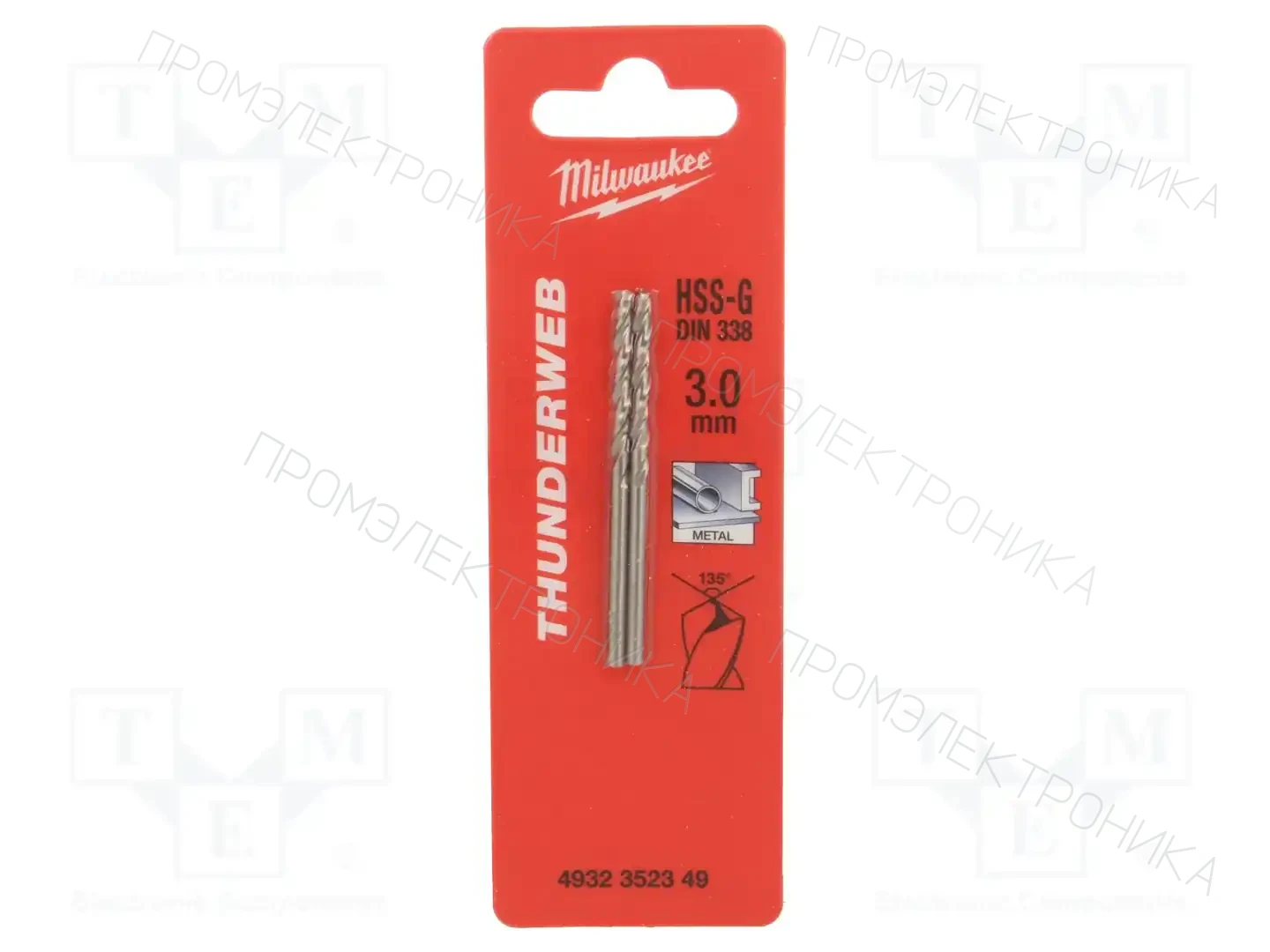 Milwaukee 4932352349 — Сверла по металлу