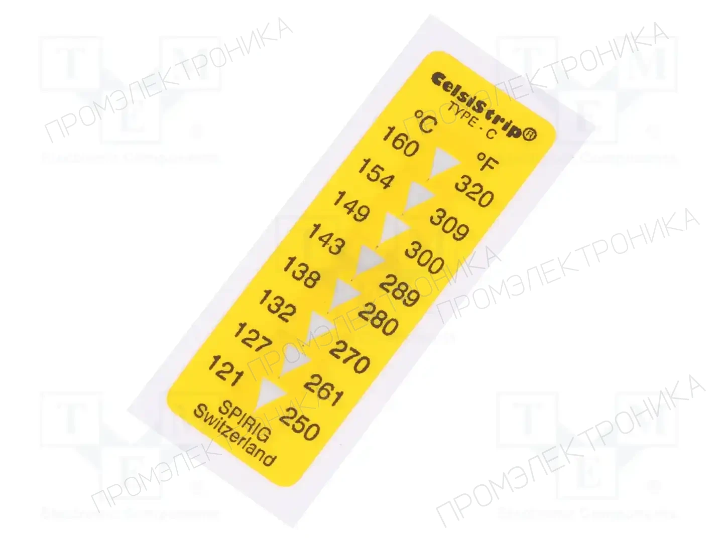 SPIRIG CS-C — Термоиндикаторные этикетки