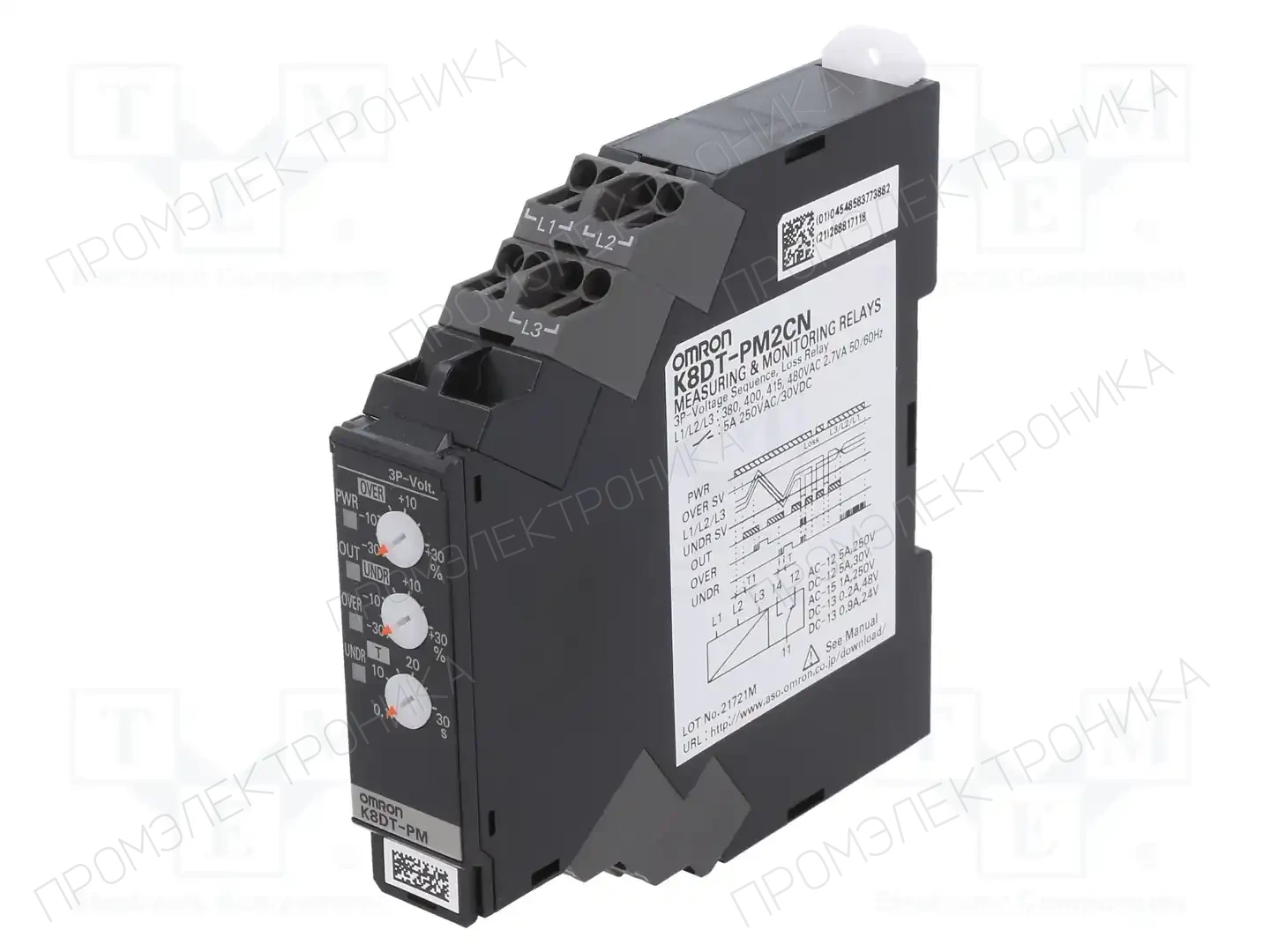 OMRON K8DT-PM2CN — Контрольные реле