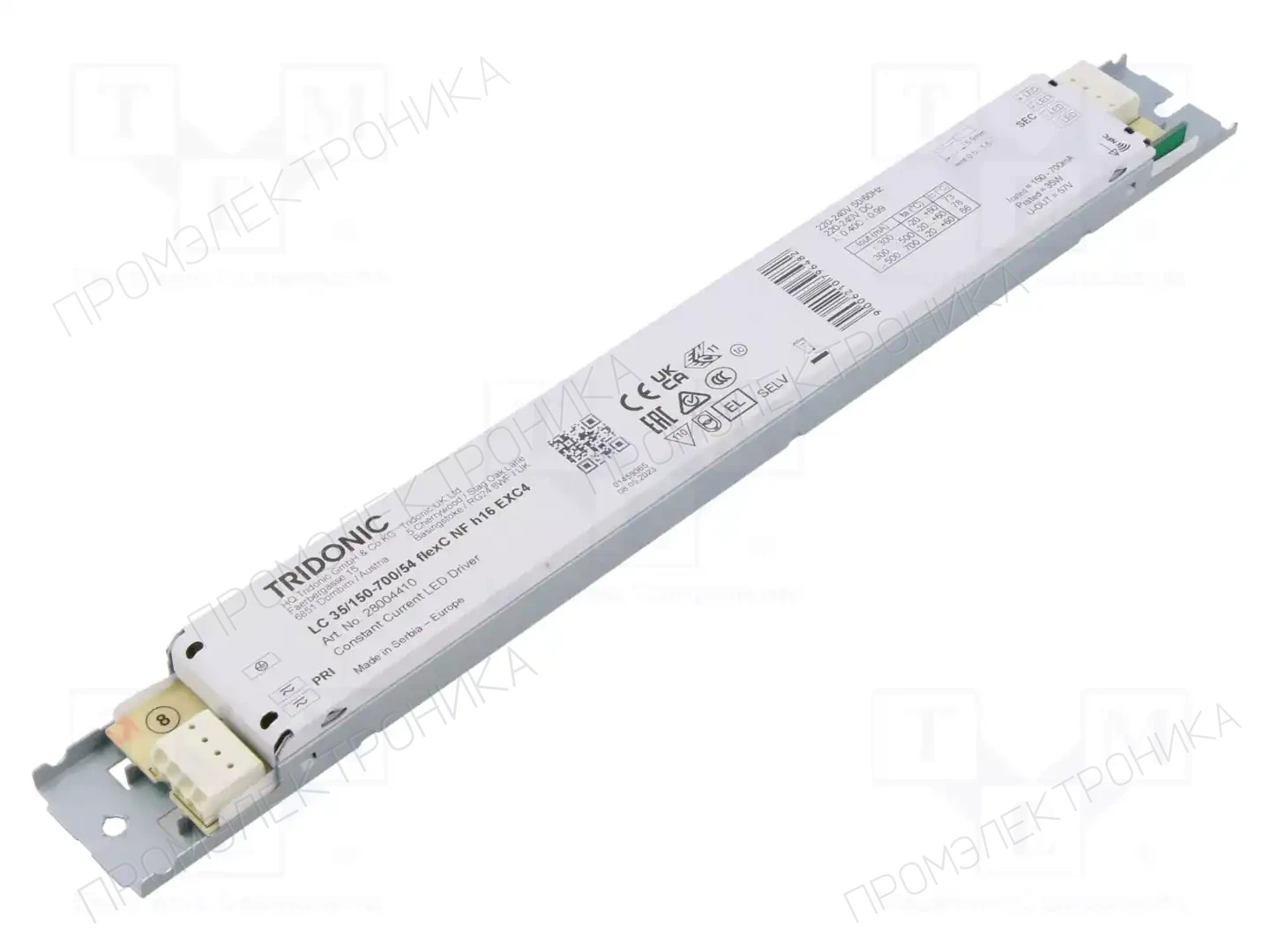 TRIDONIC LC 35/150-700/54 FLEXC NF H16 EXC4 — Блоки питания для LED