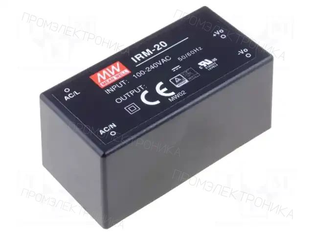 MEAN WELL IRM-20-15 — Преобразователи AC/DC для PCB