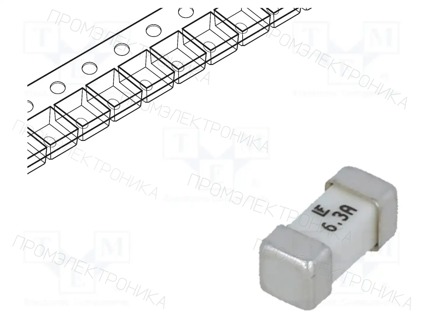 LITTELFUSE 045306.3MR — Предохранители SMD 2410 сверхбыстрые