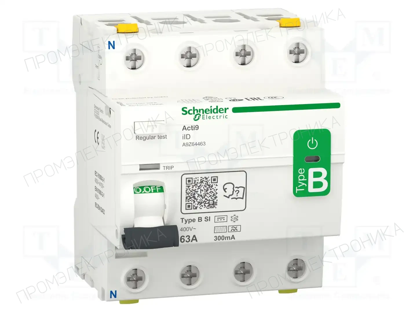 SCHNEIDER ELECTRIC A9Z64463 — Дифференциальные выключатели