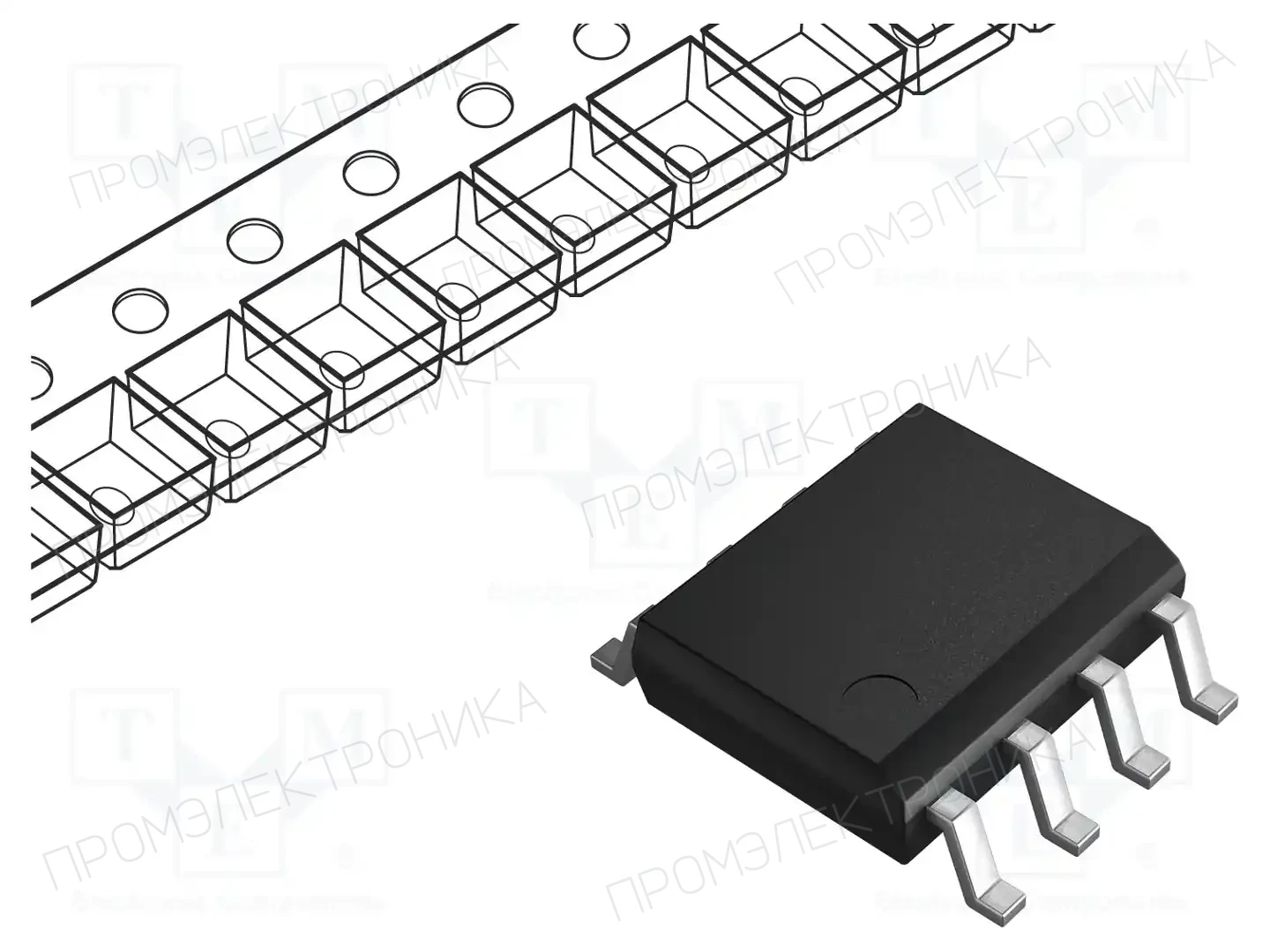 STMicroelectronics LM358ST — Операционные усилители SMD