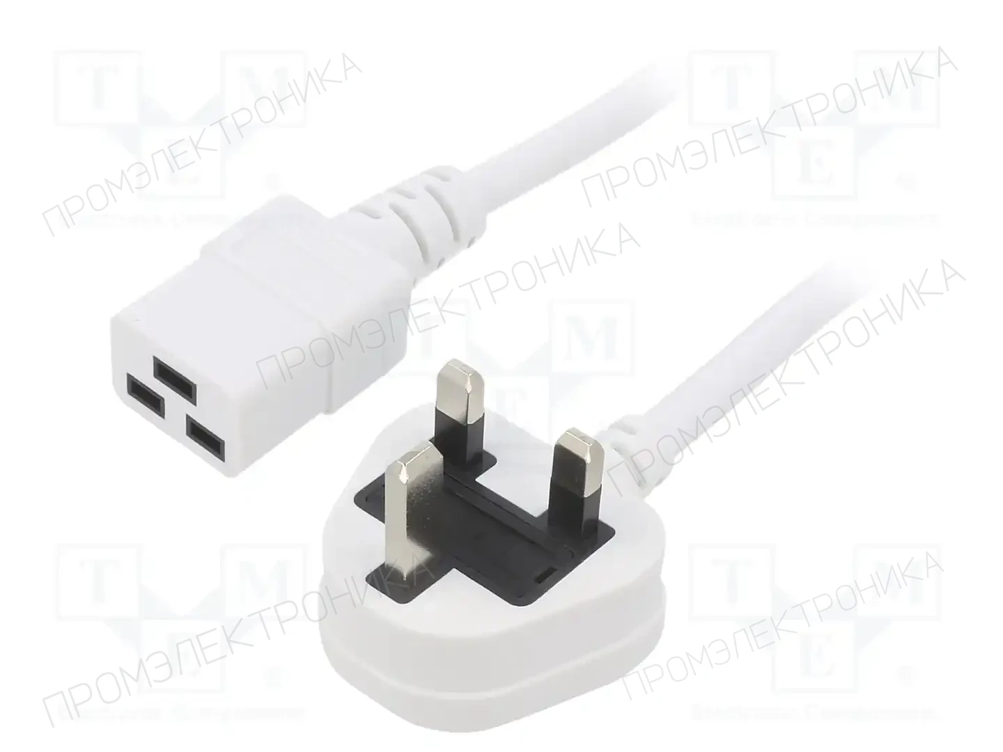 LIAN DUNG LT-318(3A)+549 3X1.5 WHT 2M — Кабели питания компьютерные и универс