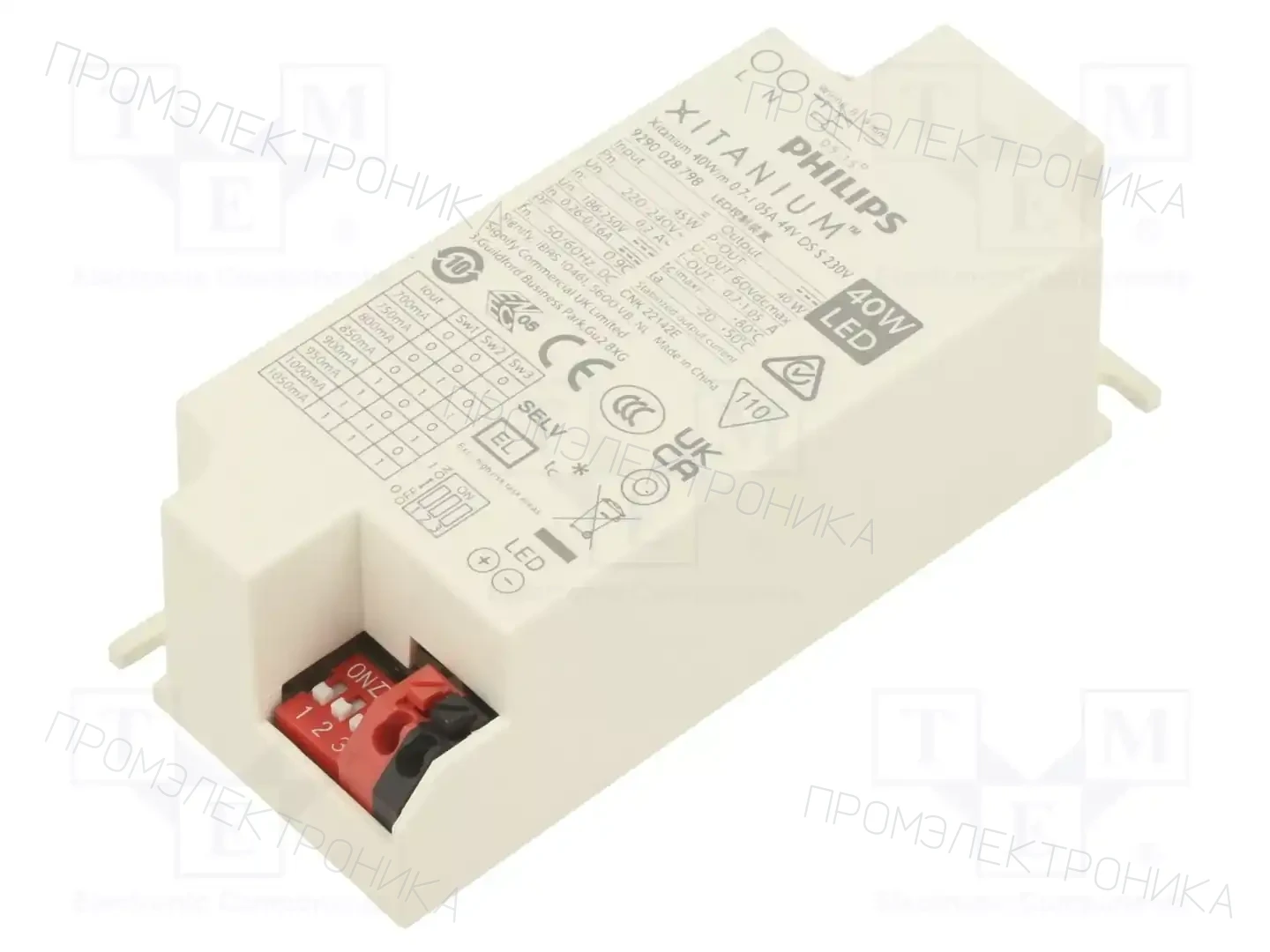 PHILIPS XITANIUM 40W/M 0.7-1.05A 44V DS S 230V — Блоки питания для LED