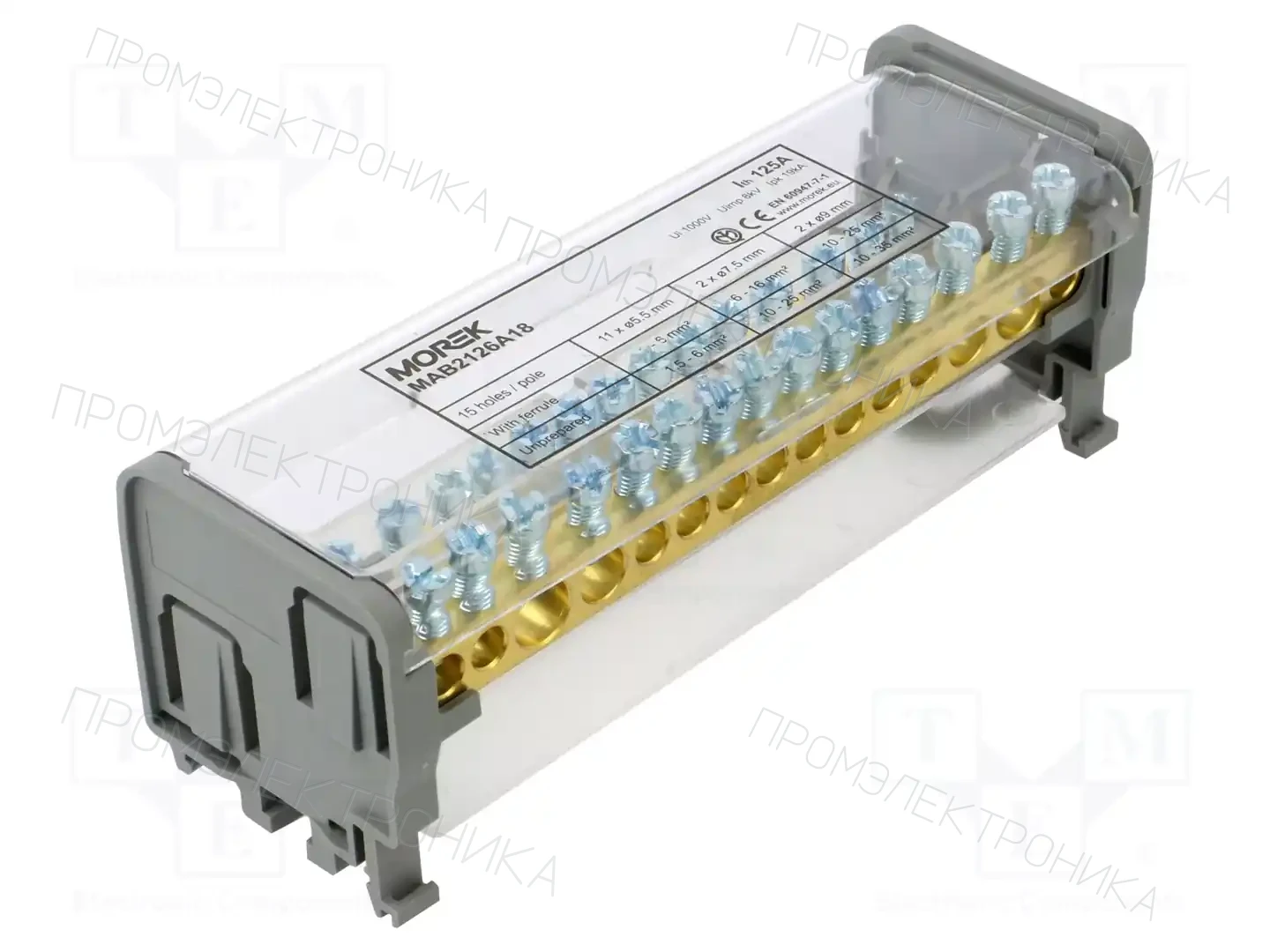 MOREK MAB2126A18 — Соединителей на рейку