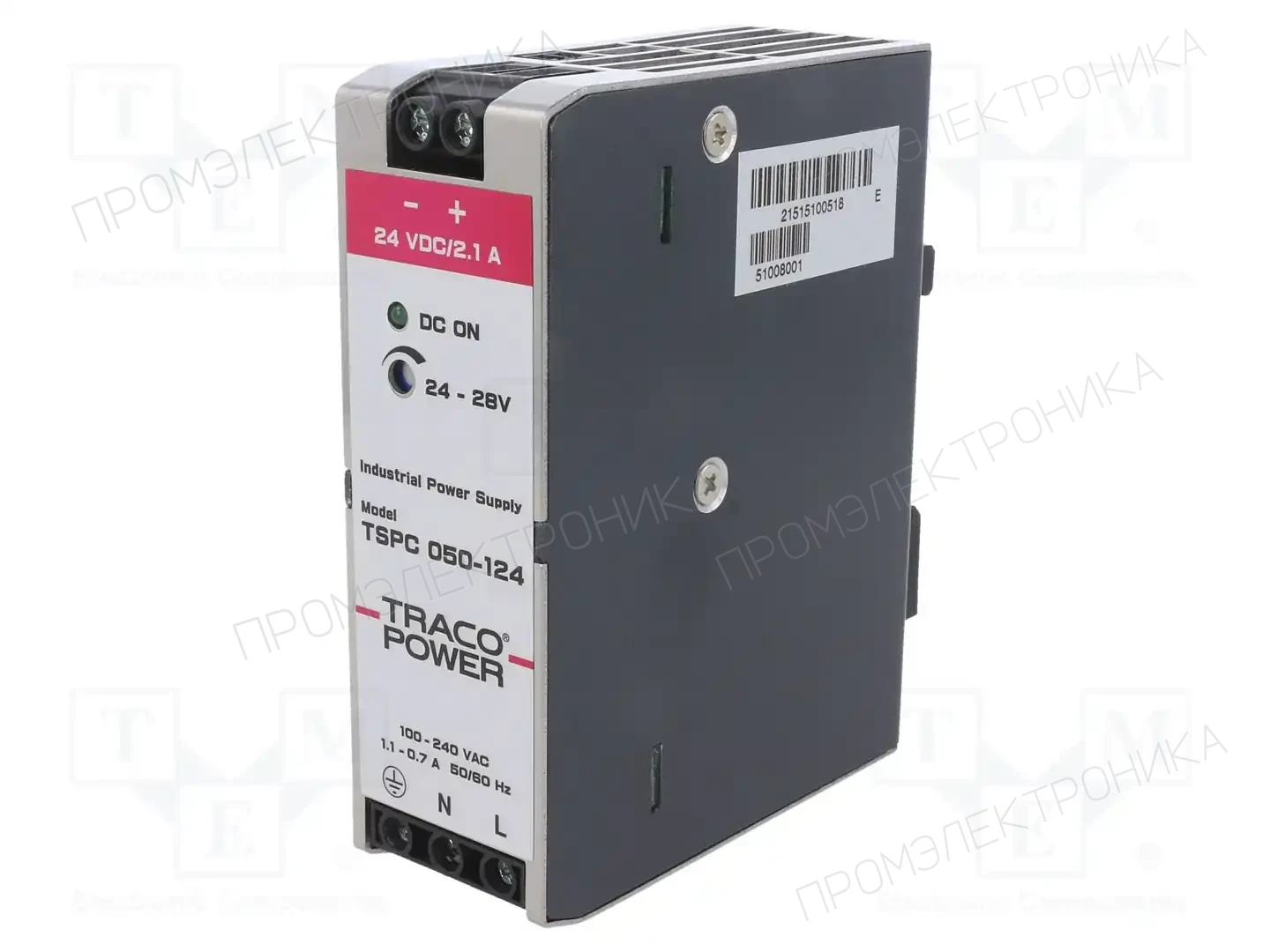 TRACO POWER TSPC 050-124 — Блоки питания на DIN-рейку