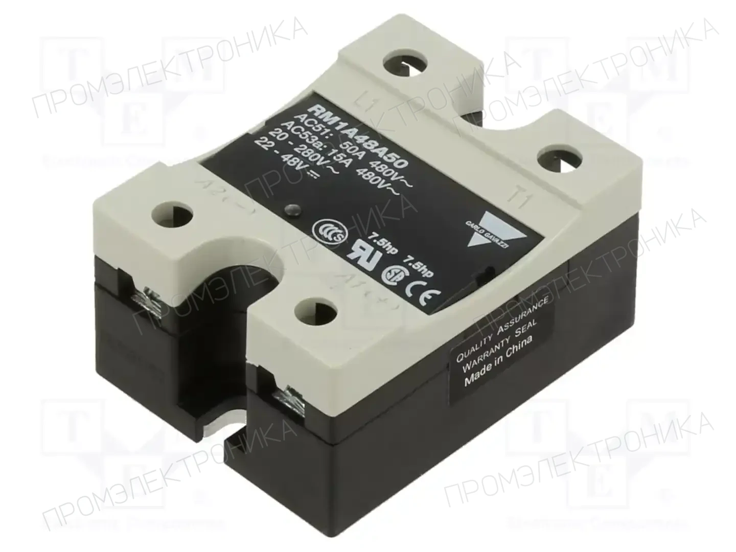 CARLO GAVAZZI RM1A48A50 — Реле SSR однофазные