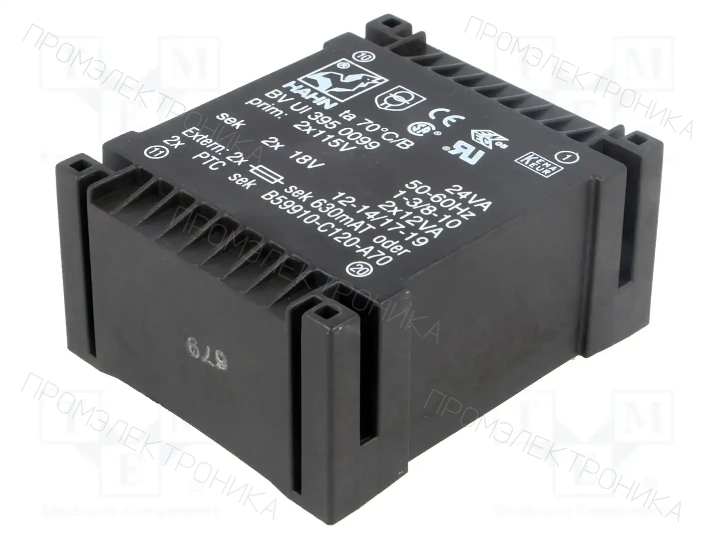 HAHN BV UI 395 0099 — Трансформаторы PCB