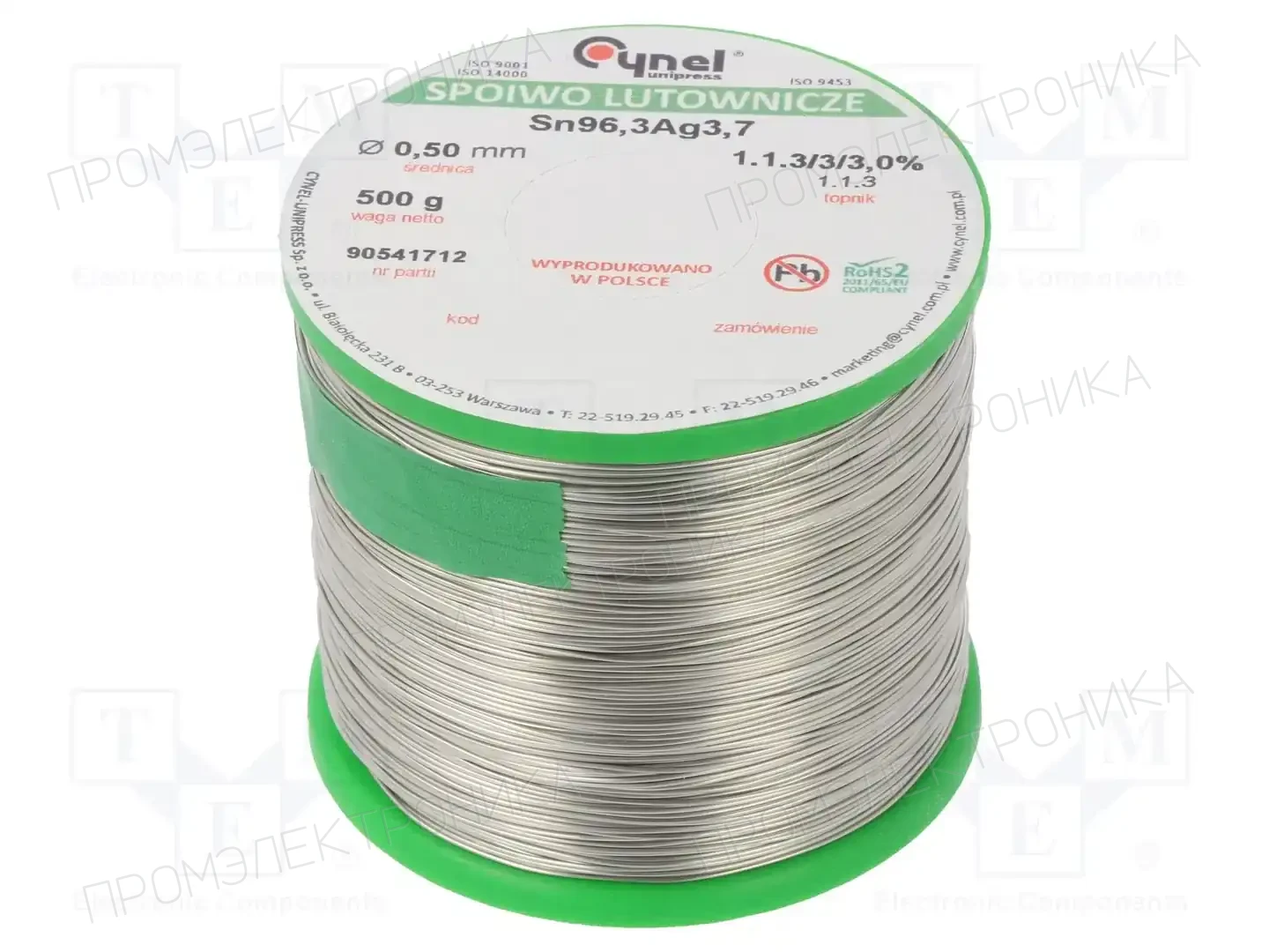 CYNEL SN96A-0.5/0.5 — Паяльные провода бессвинцовые