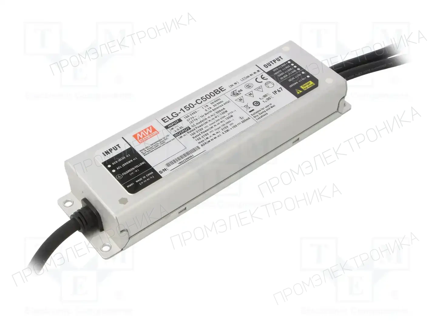 MEAN WELL ELG-150-C500BE — Блоки питания для LED