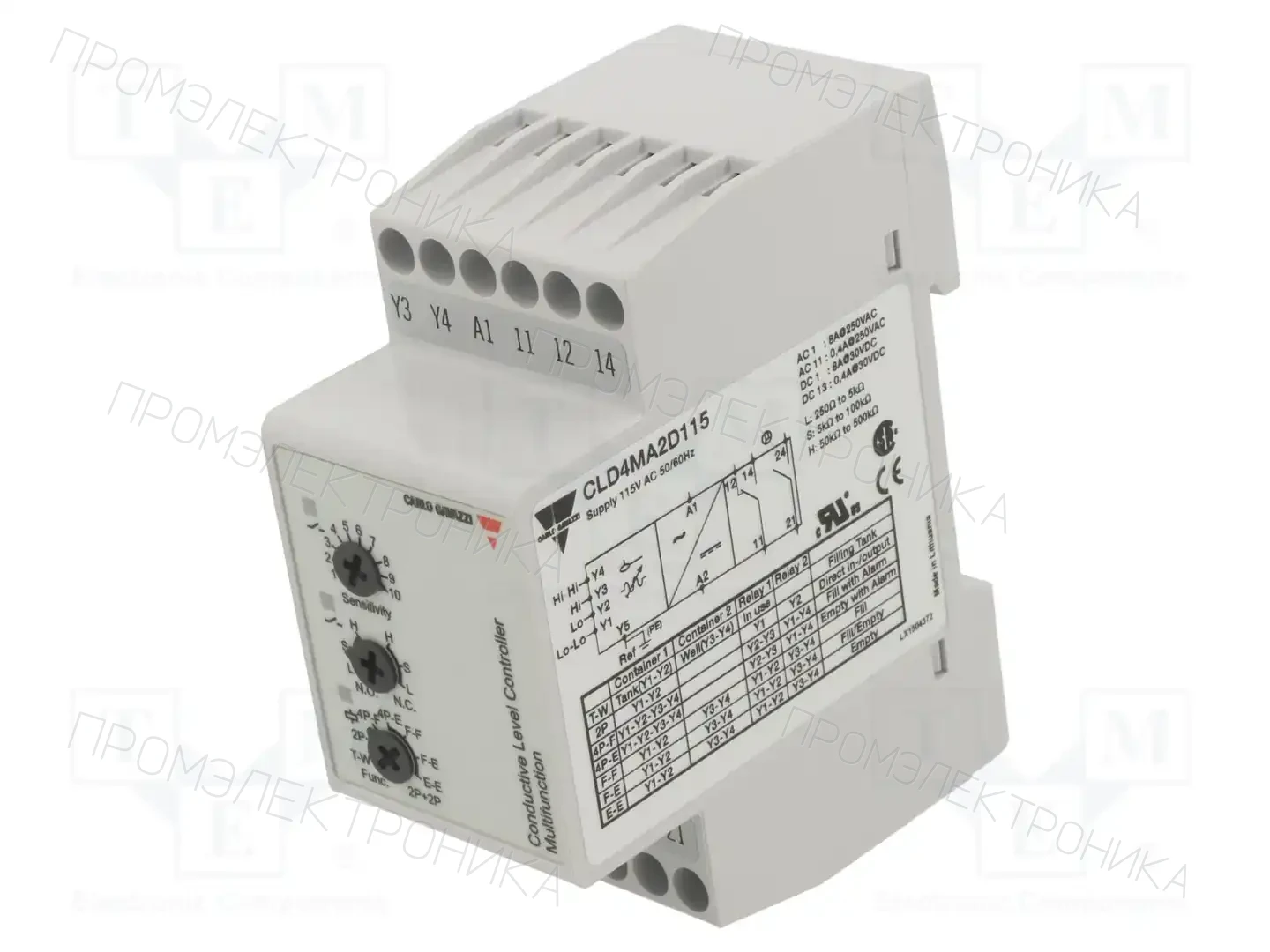 CARLO GAVAZZI CLD4MA2D115 — Контрольные реле