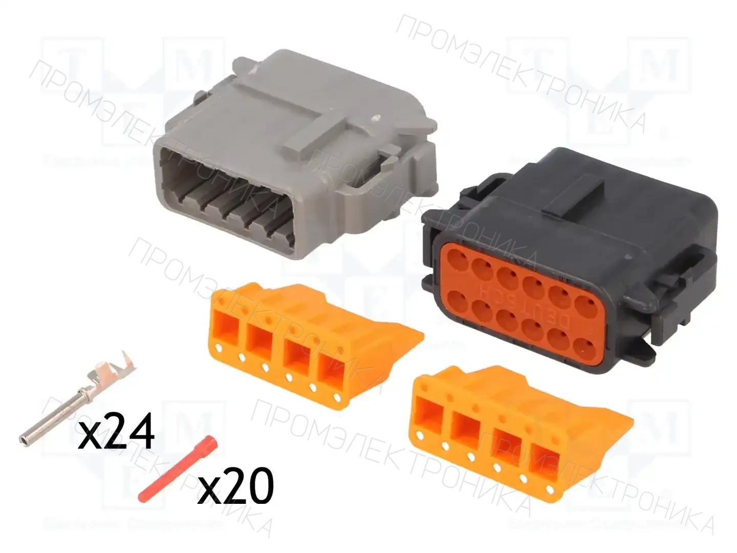 DEUTSCH / TE Connectivity S-DTM 06-12 SAB-0201 — Разъeмы Automotive