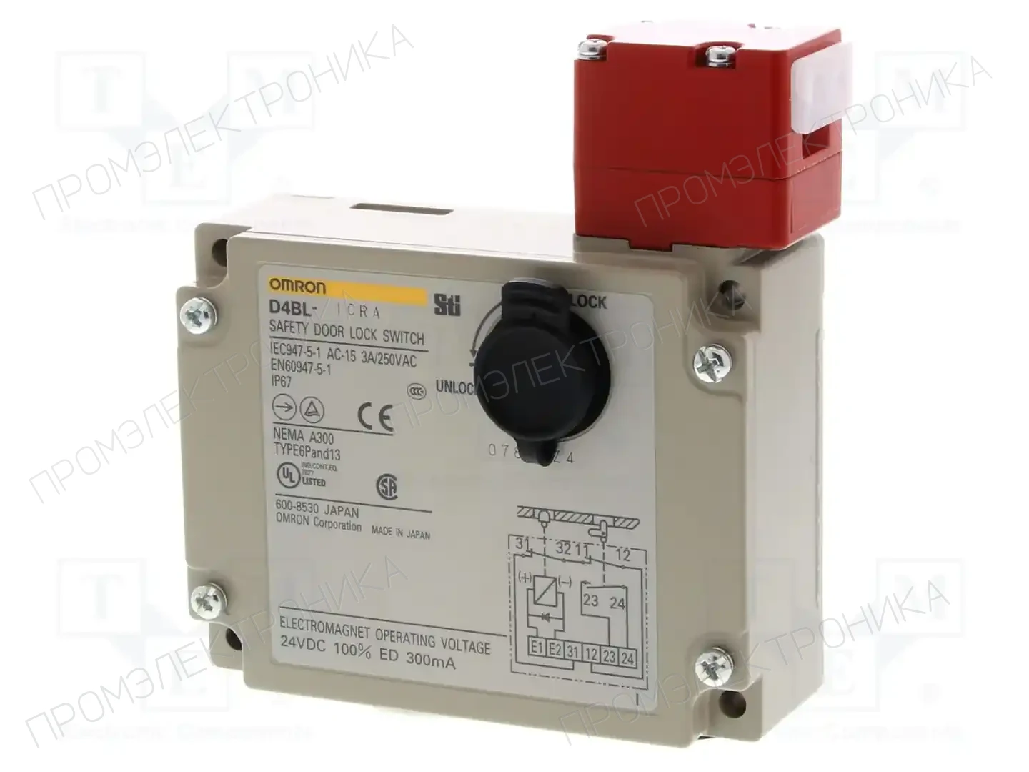 OMRON D4BL-2CRG — Выключатели безопасности стандартные
