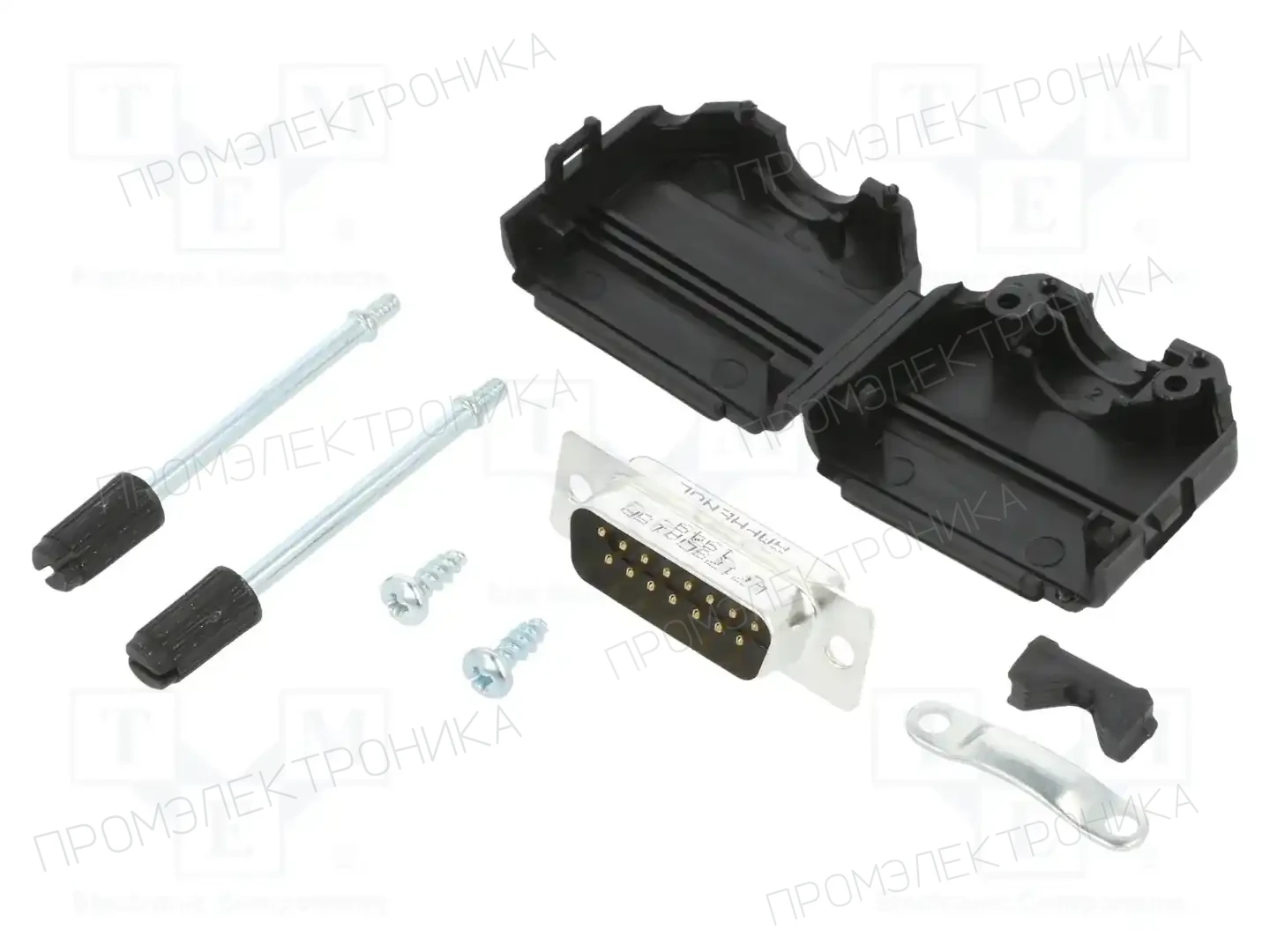 AMPHENOL COMMUNICATIONS SOLUTIONS L17DPPK15-BK+L717SDA15P — Комплектные штекеры D-Sub