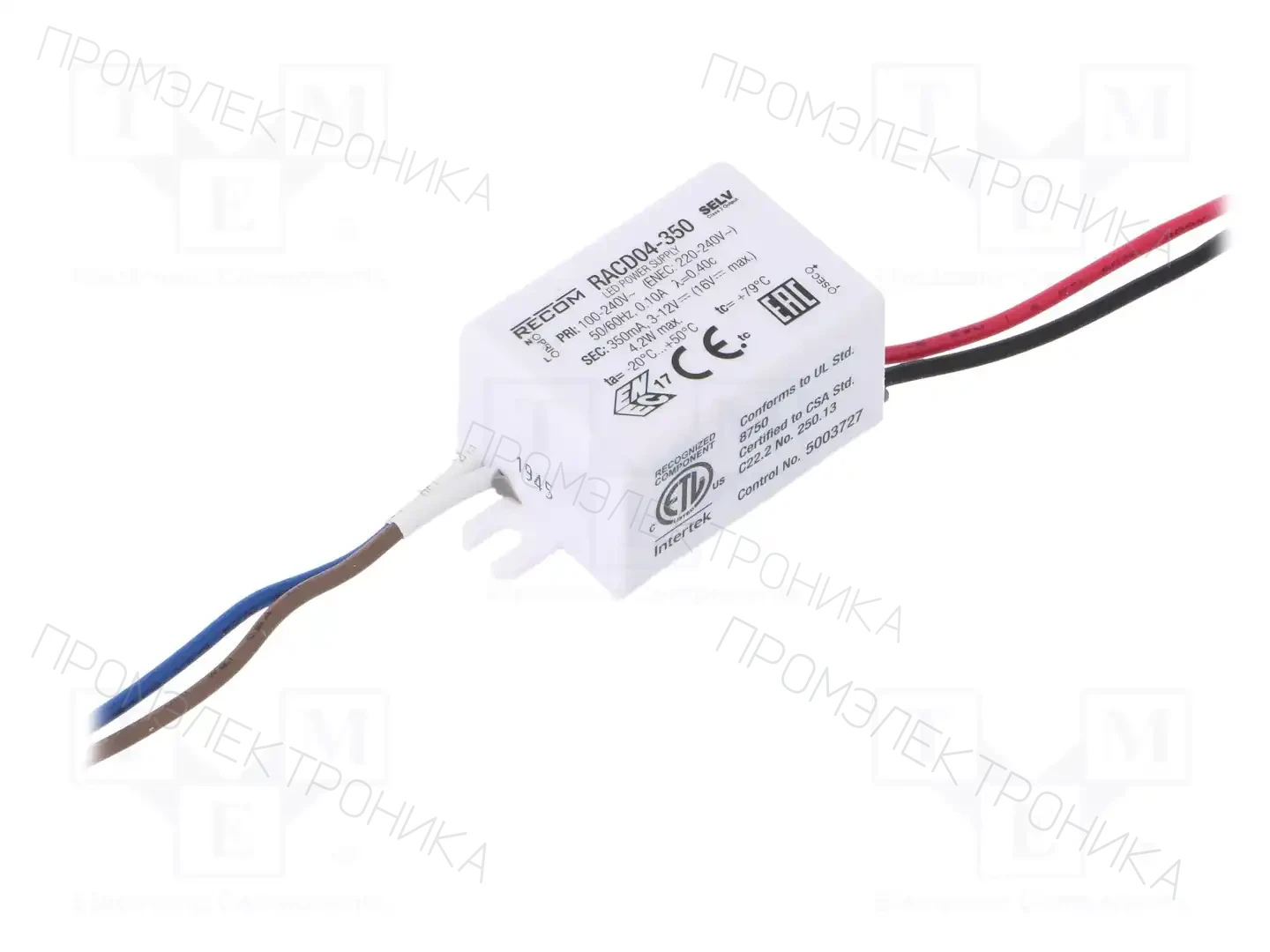 RECOM RACD04-350 — Блоки питания для LED