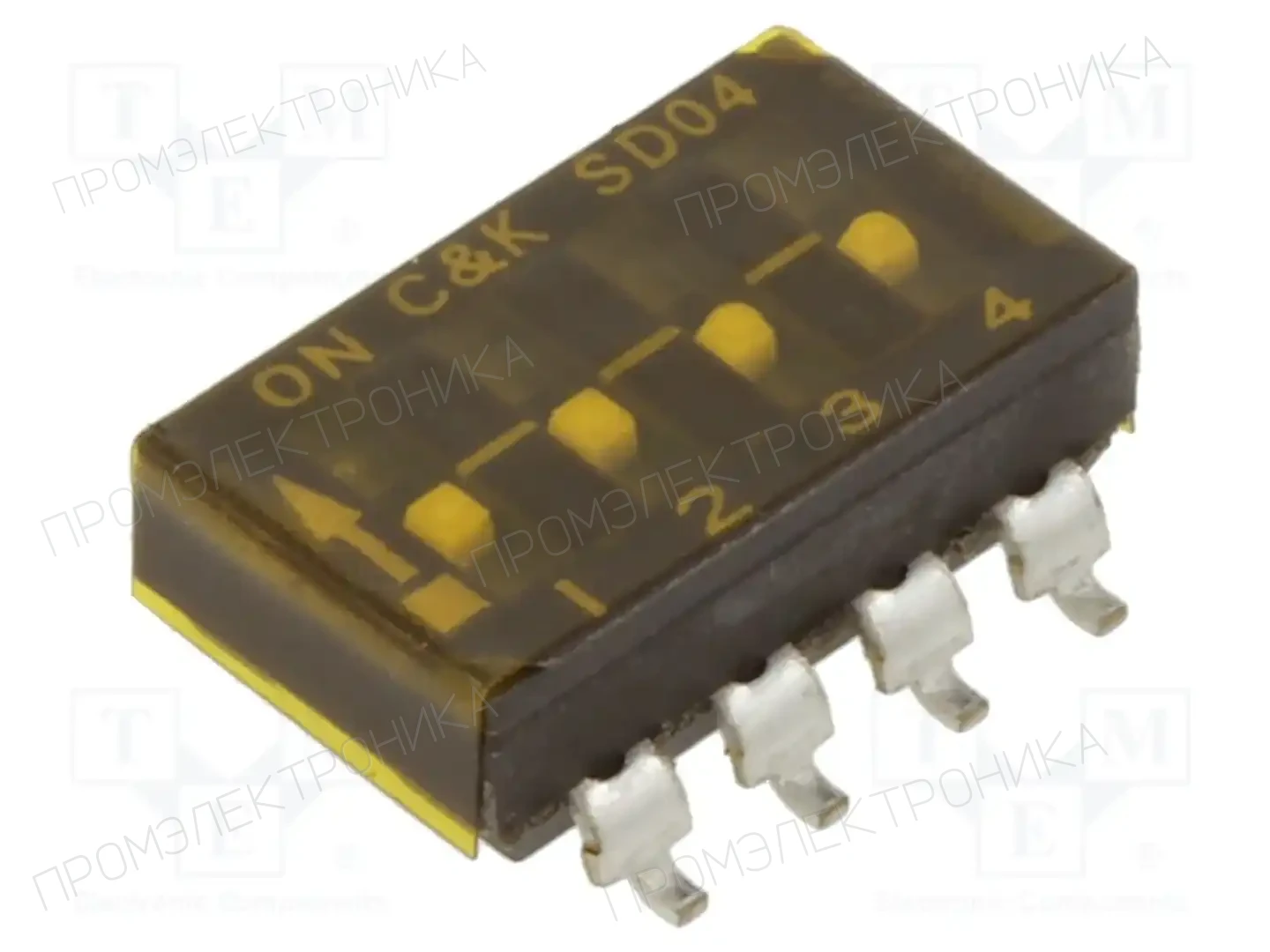C&K SD04H0SB — Переключатели типа Dip-Switch