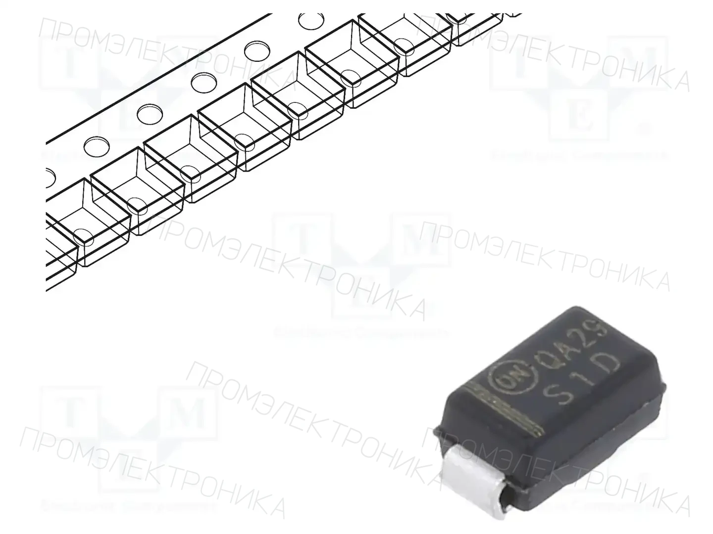 onsemi S1D — Универсальные диоды SMD