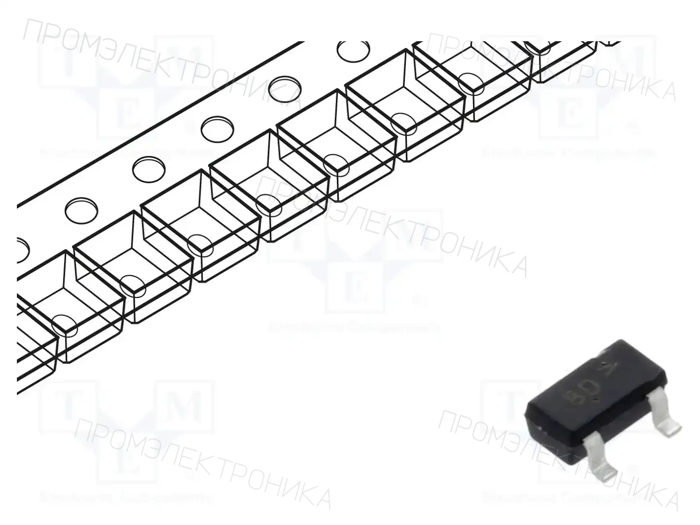 onsemi SMUN2214T1G — Транзисторы NPN SMD