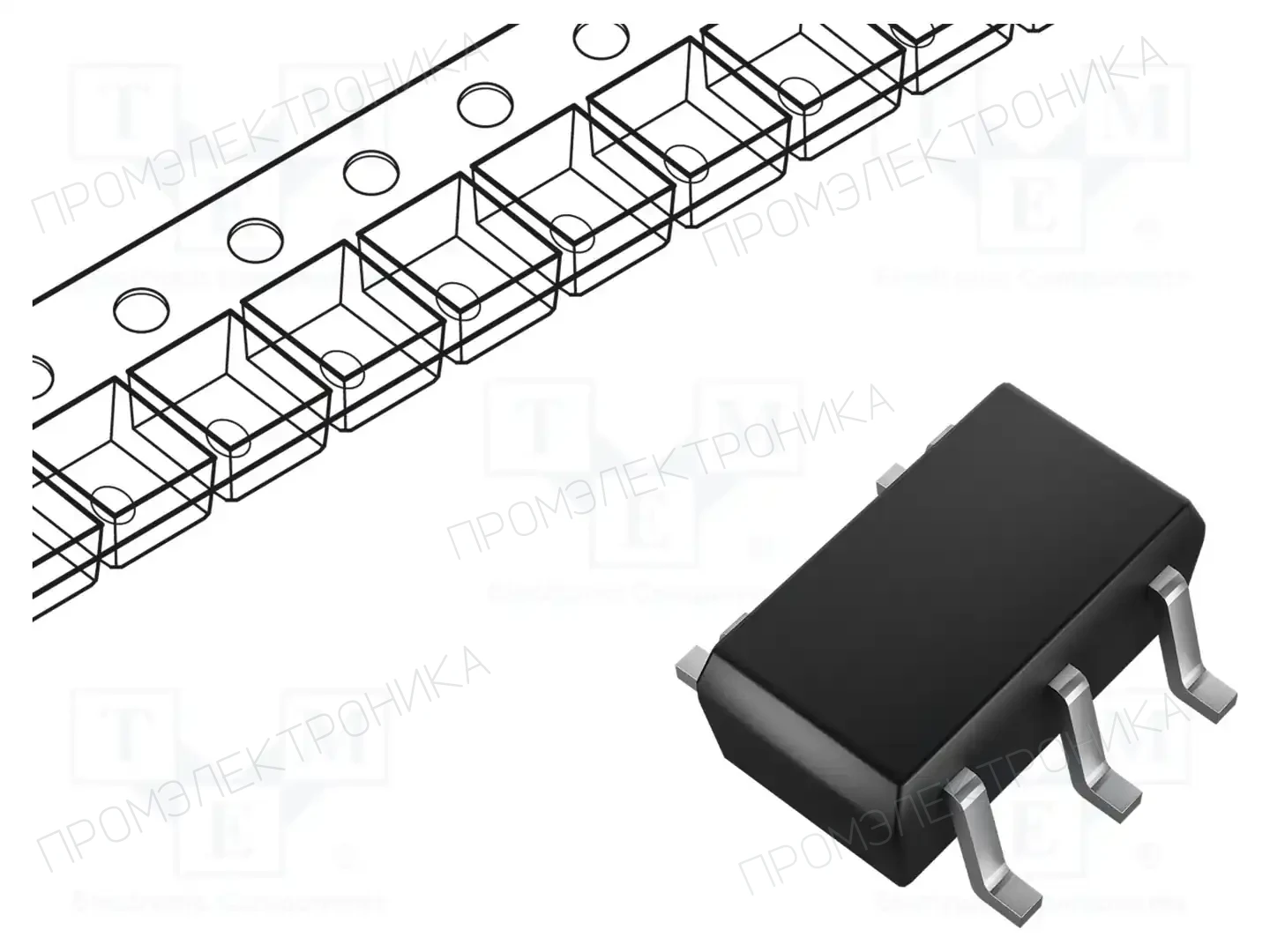 Microchip Technology TC1015-1.8VCT713 — Стабилизаторы напряжения нерегулир. LDO