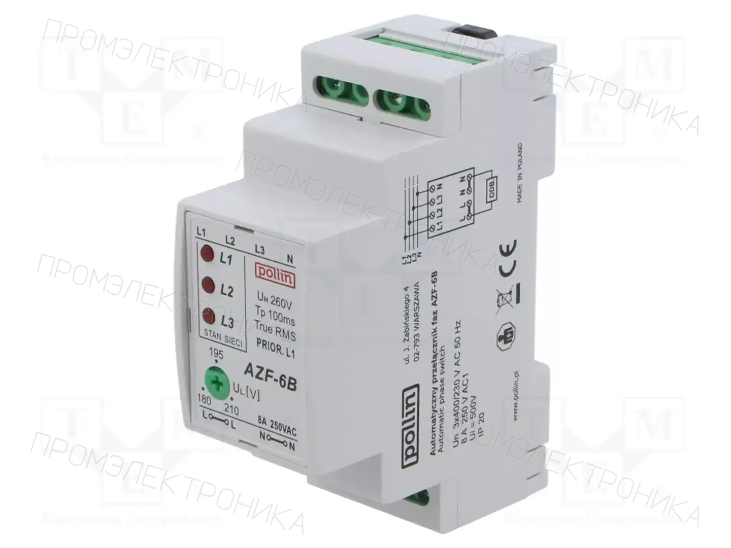 POLLIN AZF-6B — Контрольные реле