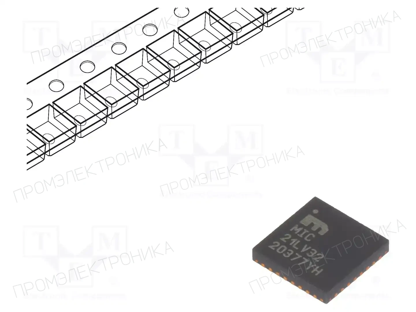 Microchip Technology MIC21LV32YML-TR — Регуляторы напряжения - микросхемы DC/DC