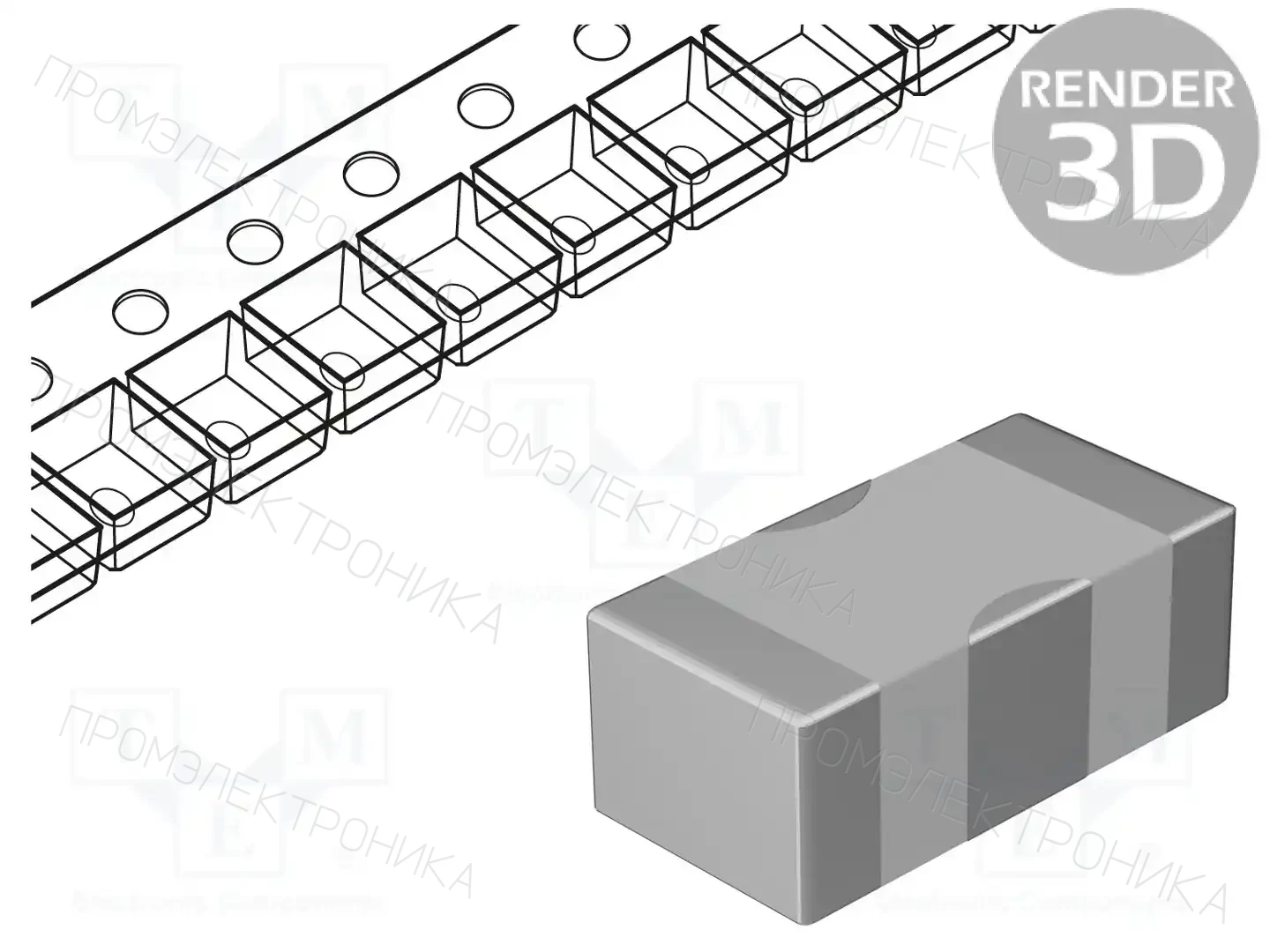 MURATA NFM15PC755D0E3D — Противопомеховые фильтры SMD