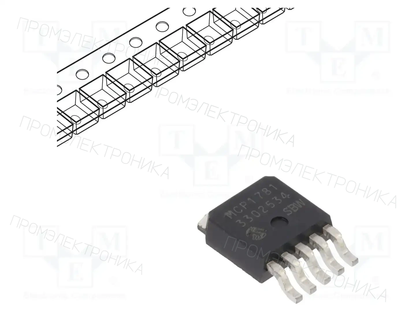 Microchip Technology MCP1781T-3302H/9EA — Стабилизаторы напряжения нерегулир. LDO
