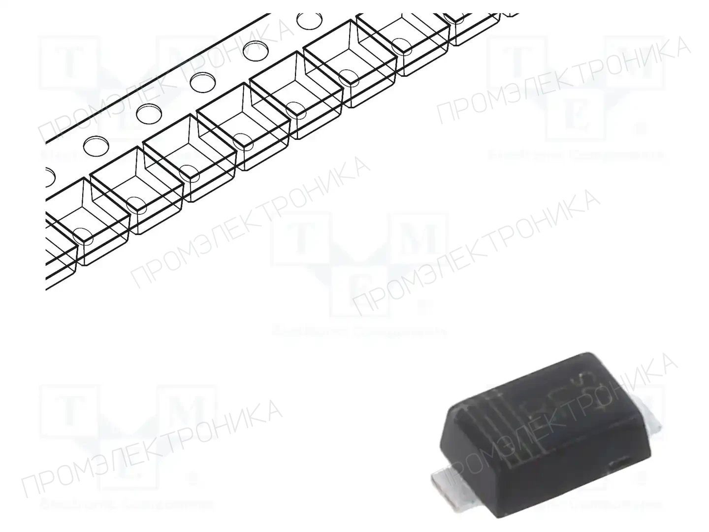 NEXPERIA PMEG4030ER-QX — Диоды Шотки SMD