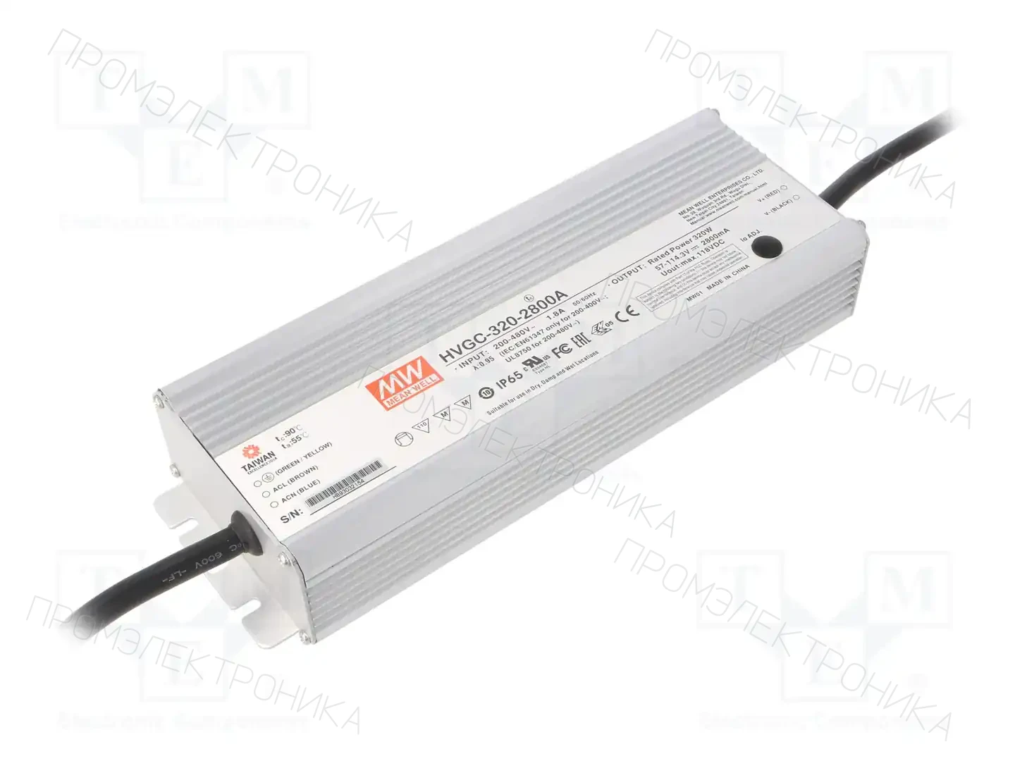 MEAN WELL HVGC-320-2800A — Блоки питания для LED