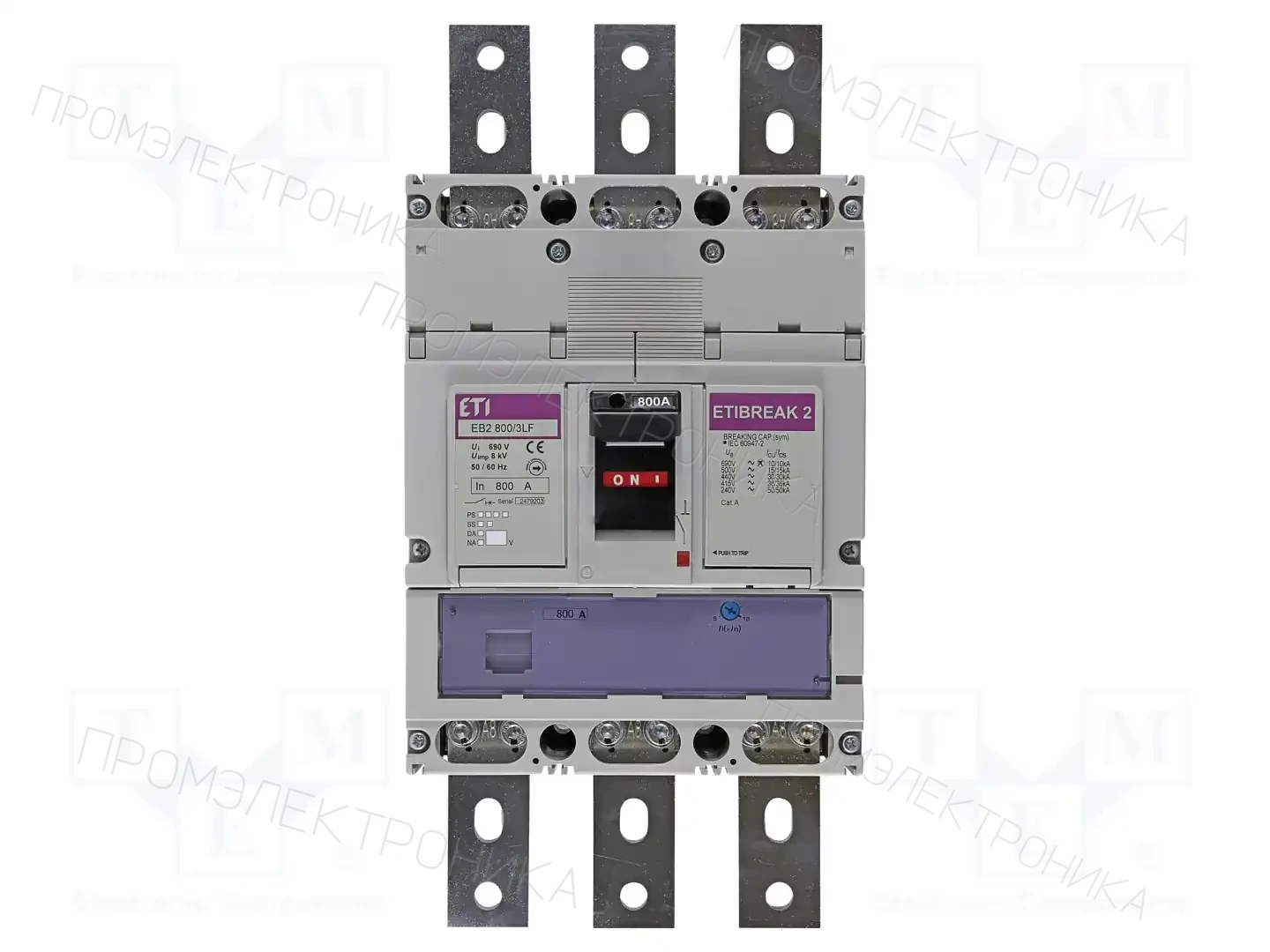 ETI POLAM EB2 800/3LF 800A 3P — Разъединители