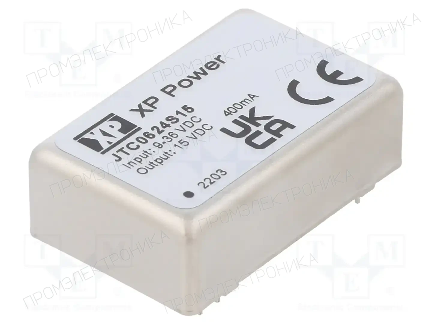 XP POWER JTC0624S15 — Преобразователи DC/DC