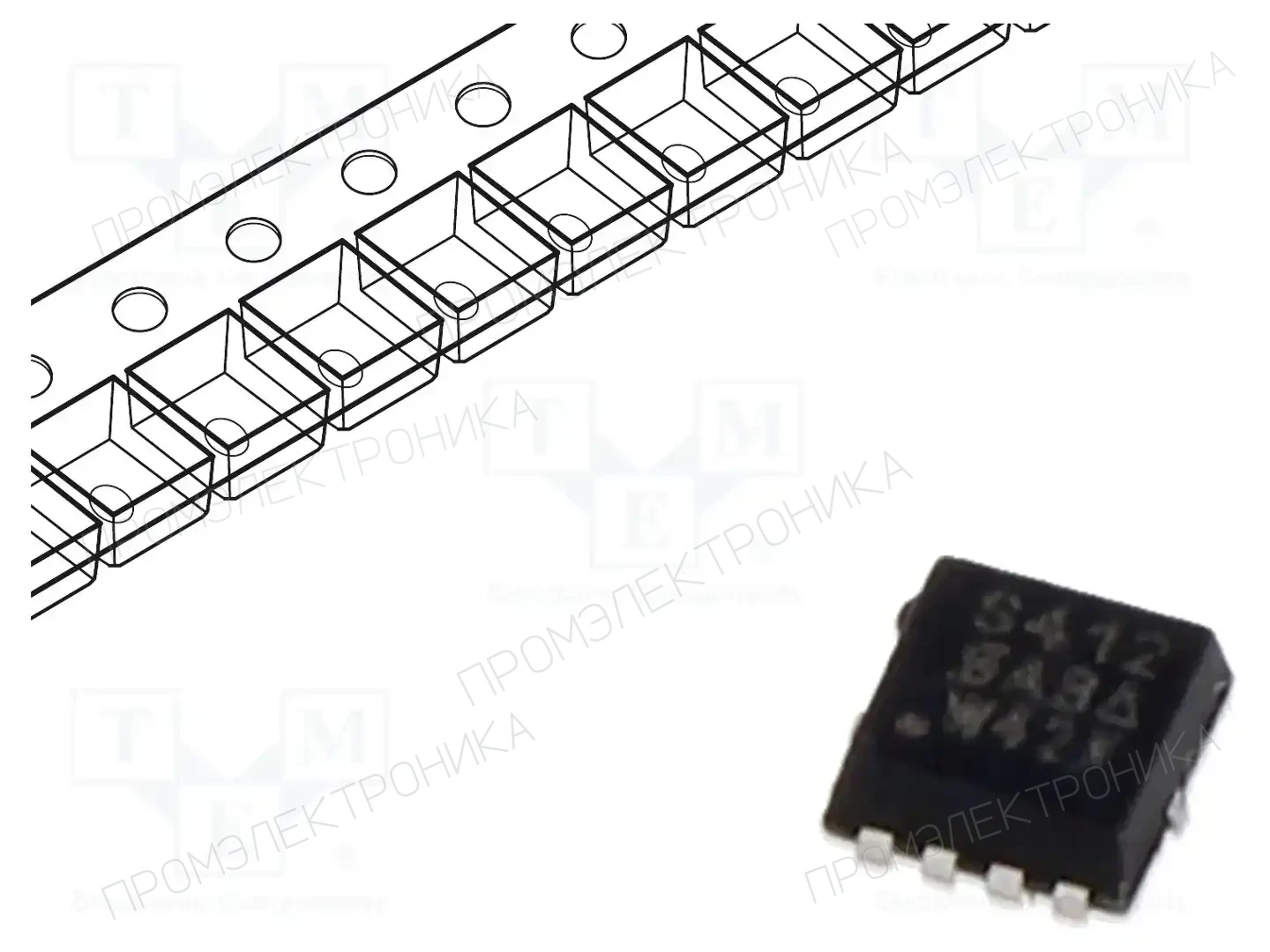 VISHAY SIS412DN-T1-GE3 — Транзисторы с каналом N SMD