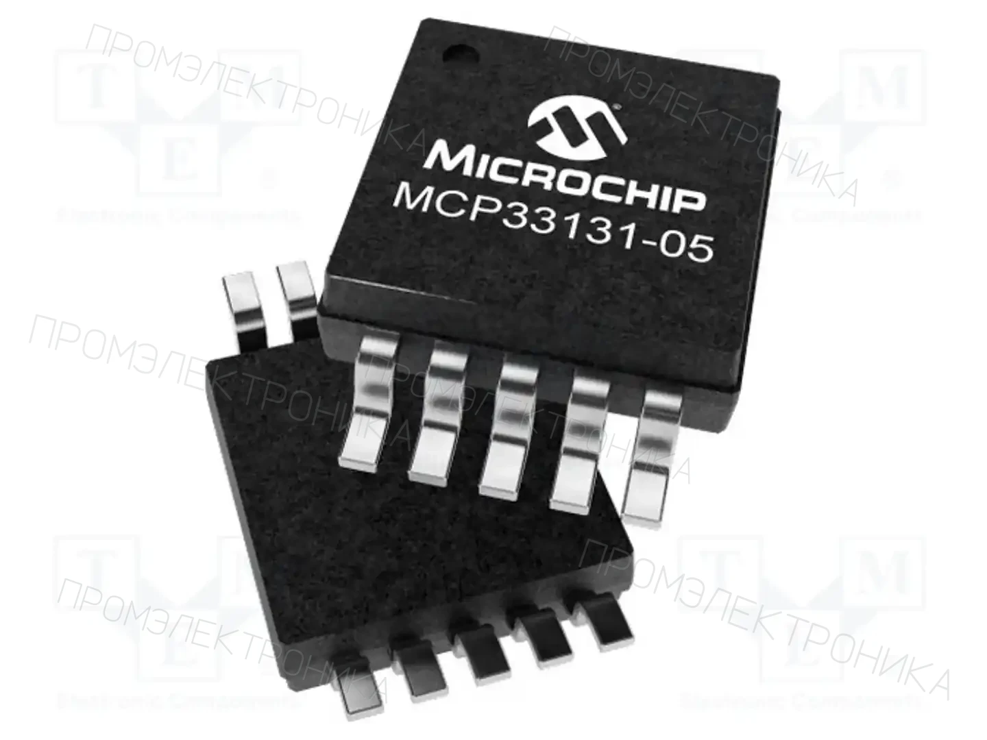 Microchip Technology MCP33131-05T-E/MS — Преобразователи A/D - микросхемы