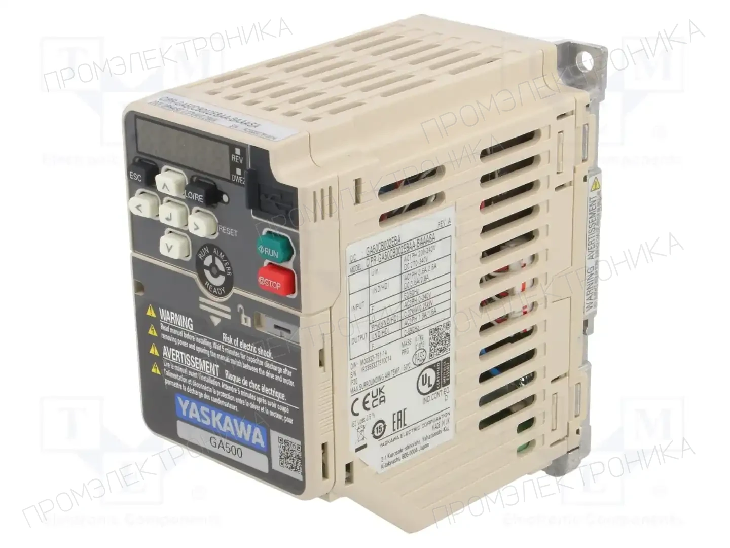 YASKAWA CIPR-GA50CB002EBAA-BAAASA — Однофазные инверторы