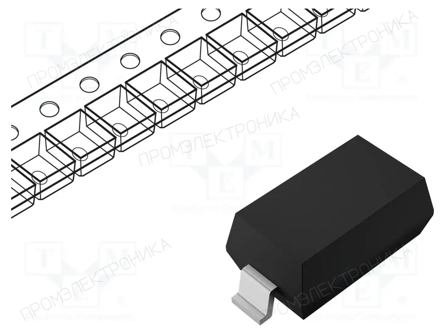BOURNS CDSOD323-T03S — Диоды защитные - сборки