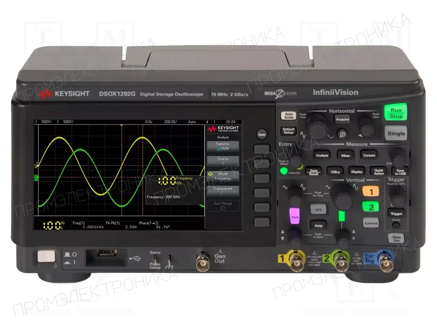 KEYSIGHT DSOX1202G — Осциллоскопы цифровые