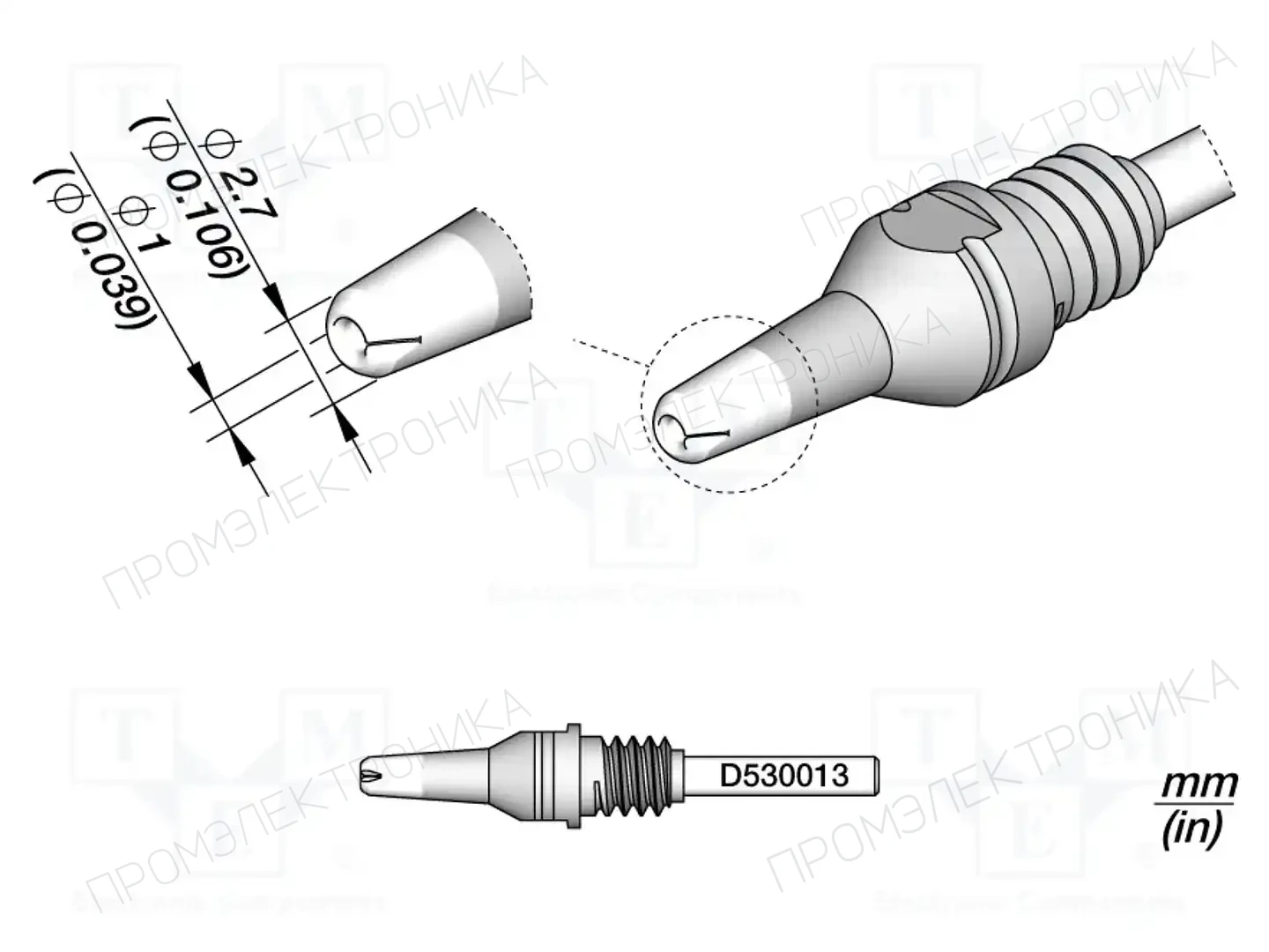 JBC TOOLS D530013 — Распаечные жала