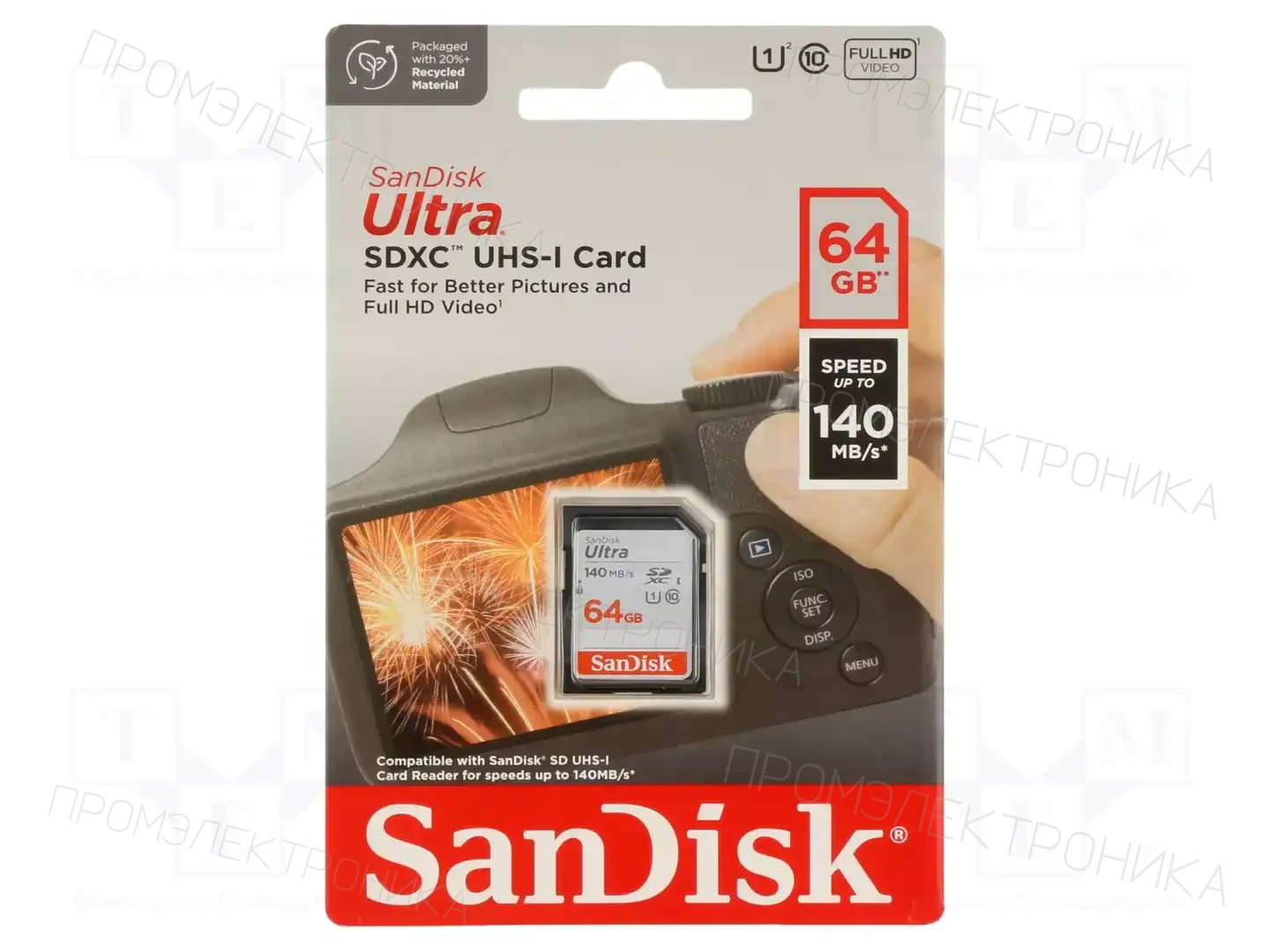 SANDISK SDSDUNB-064G-GN6IN — Карты памяти