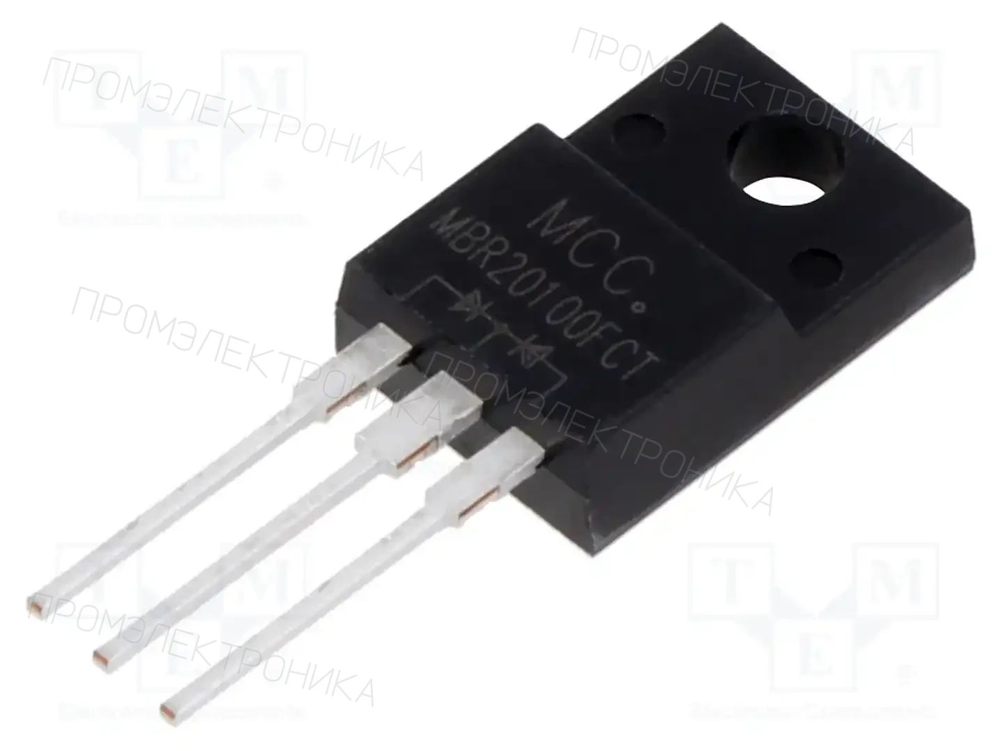 MICRO COMMERCIAL COMPONENTS MBR20100FCT-BP — Диоды Шотки THT