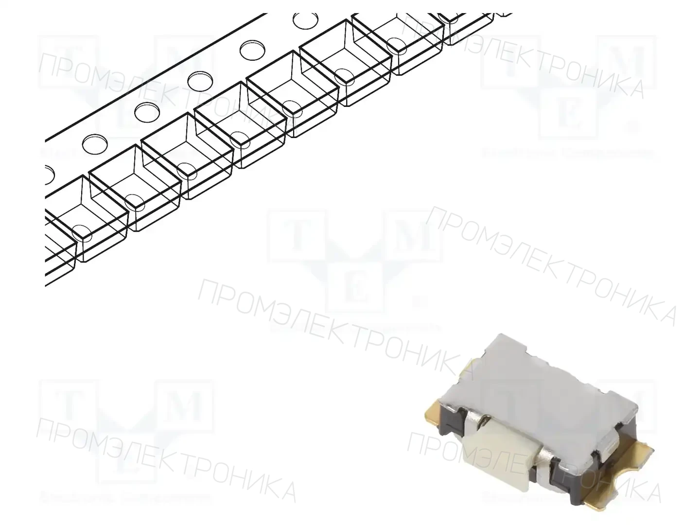 C&K KSS233G LFG — Микропереключатели TACT