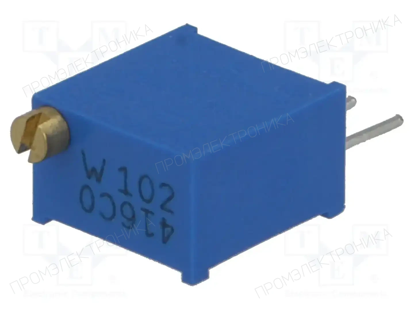 BOURNS 3299W-1-102LF — Потенциометры THT многооборотные 3/8 дм