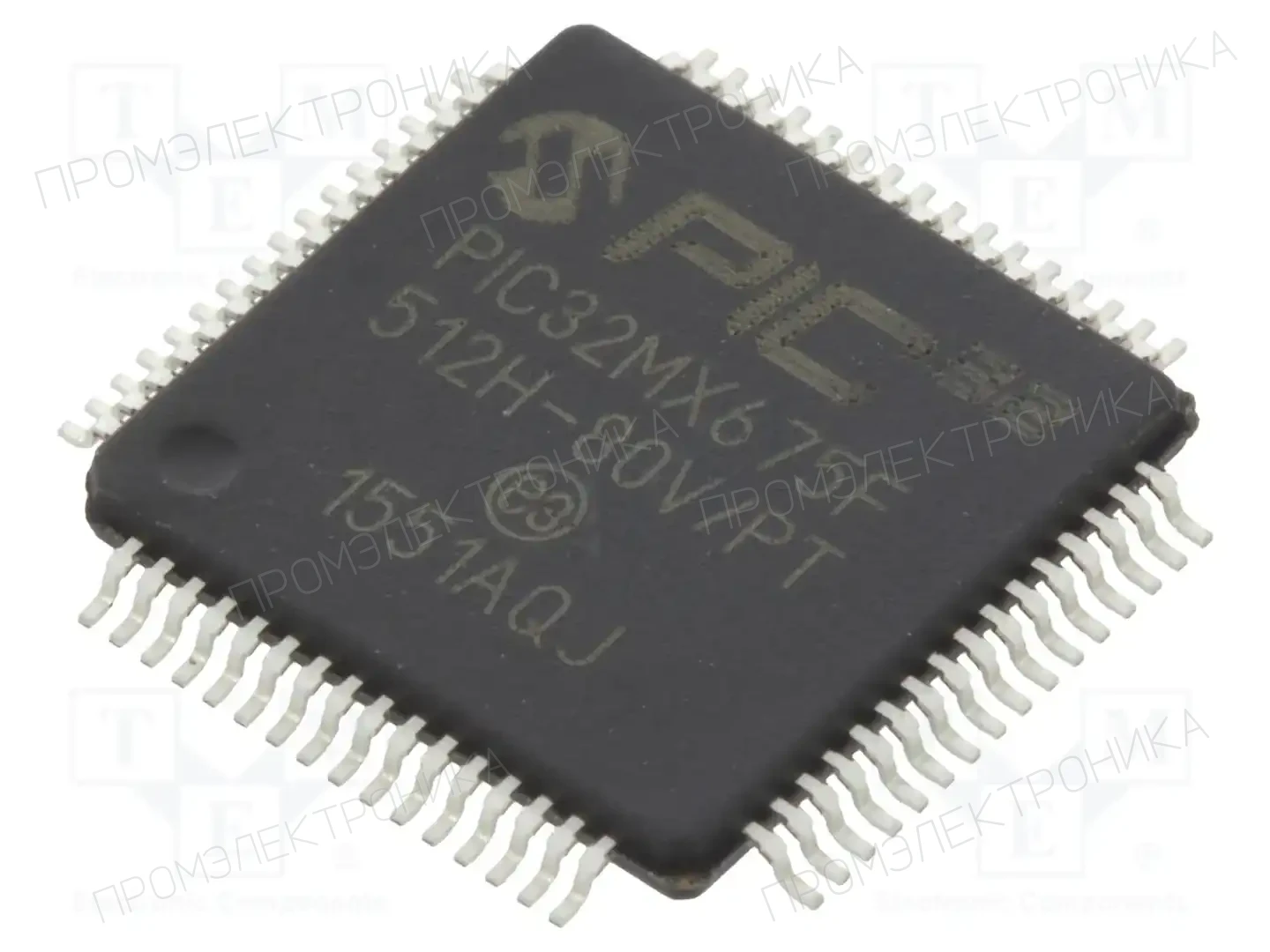 Microchip Technology PIC32MX675F512H-80V/PT — Линейка PIC32 32-bit