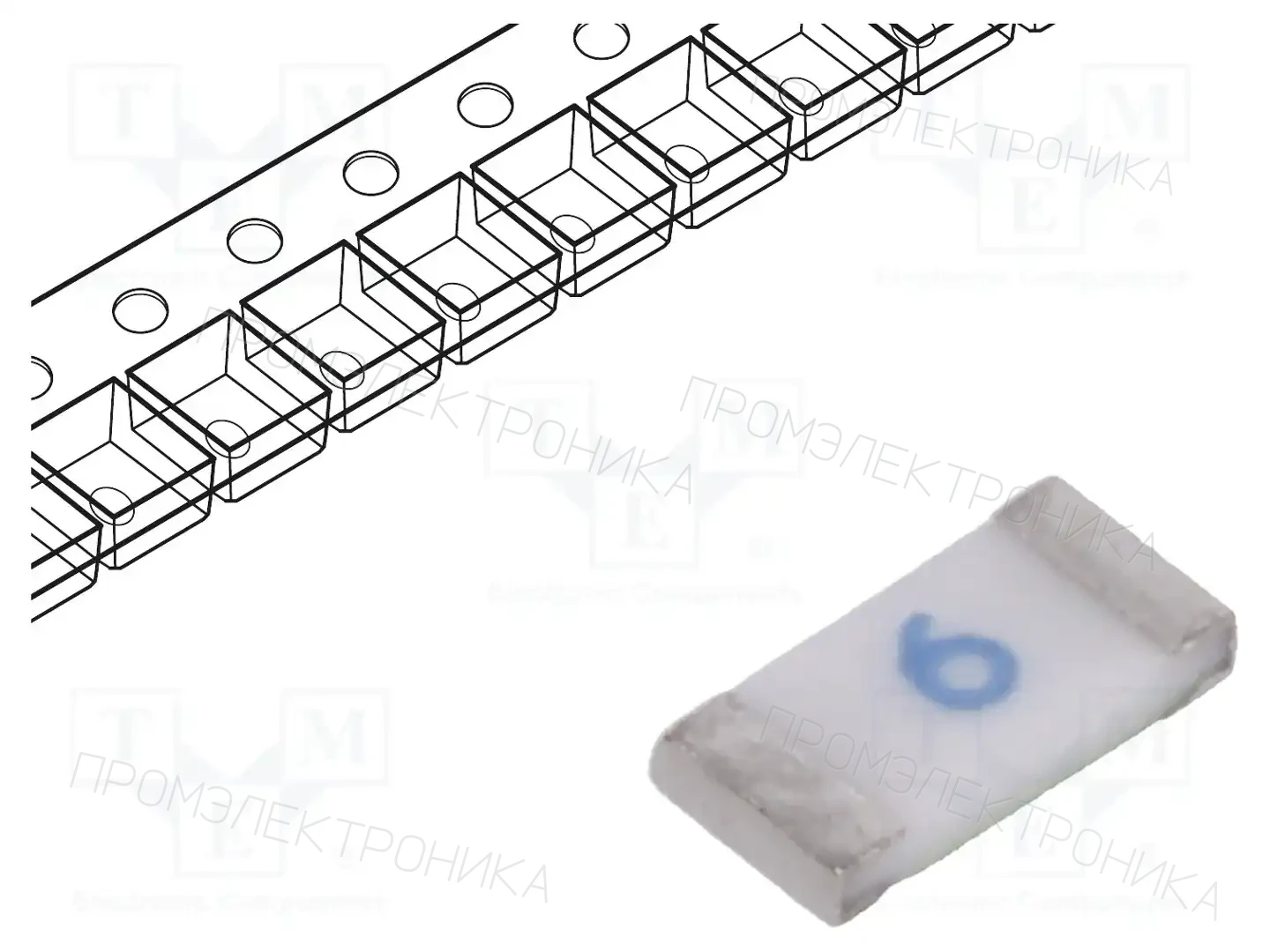 BEL FUSE 0685F6000-01 — Предохранители SMD 1206 быстродейств