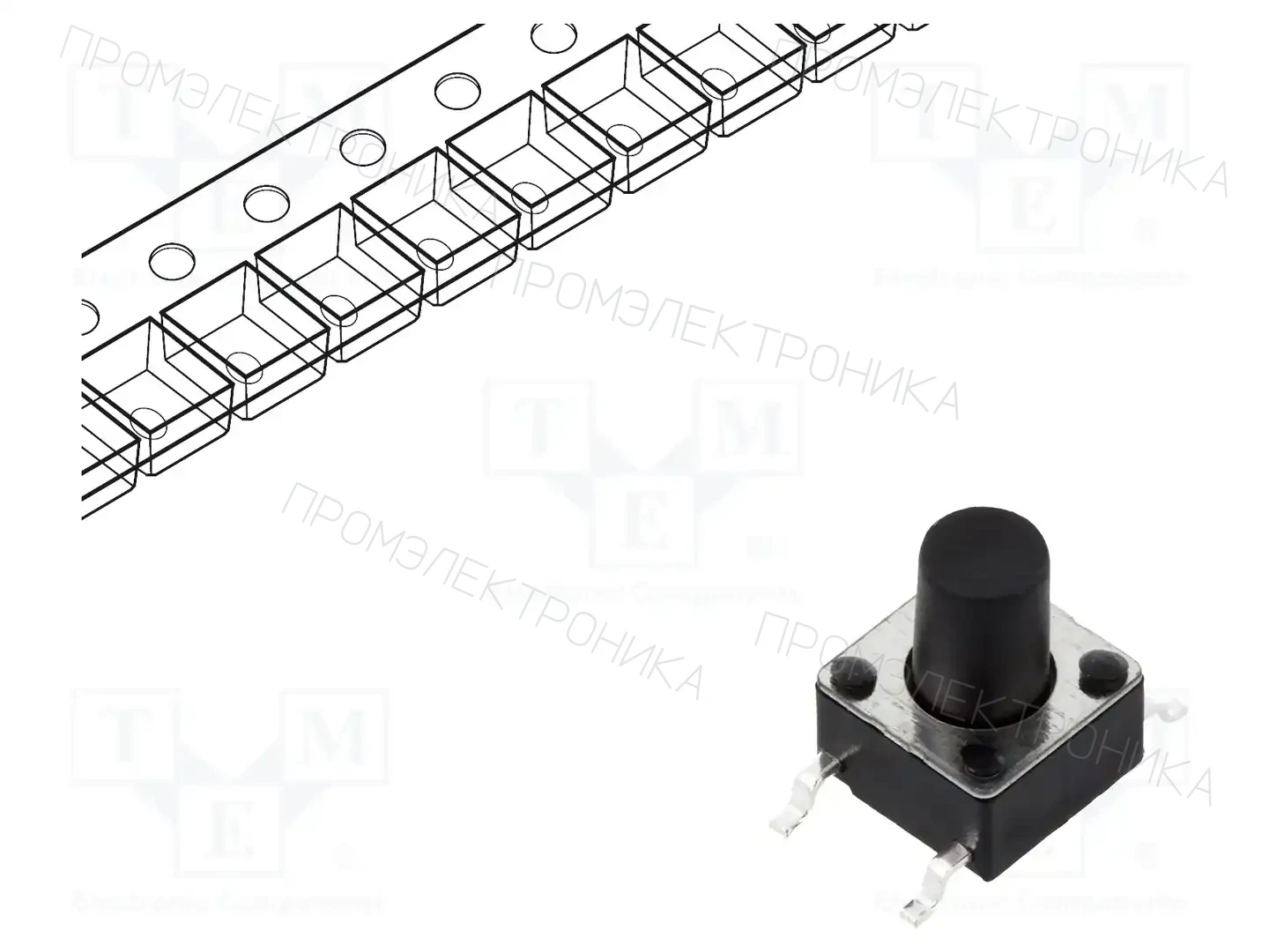 SCHURTER 1301.9318.24 — Микропереключатели TACT